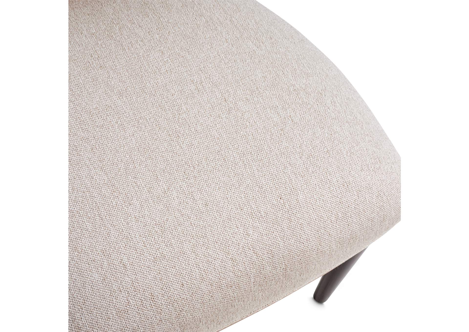 Camellia Field Dining Side Chair - Linen and Warm Pecan image 6