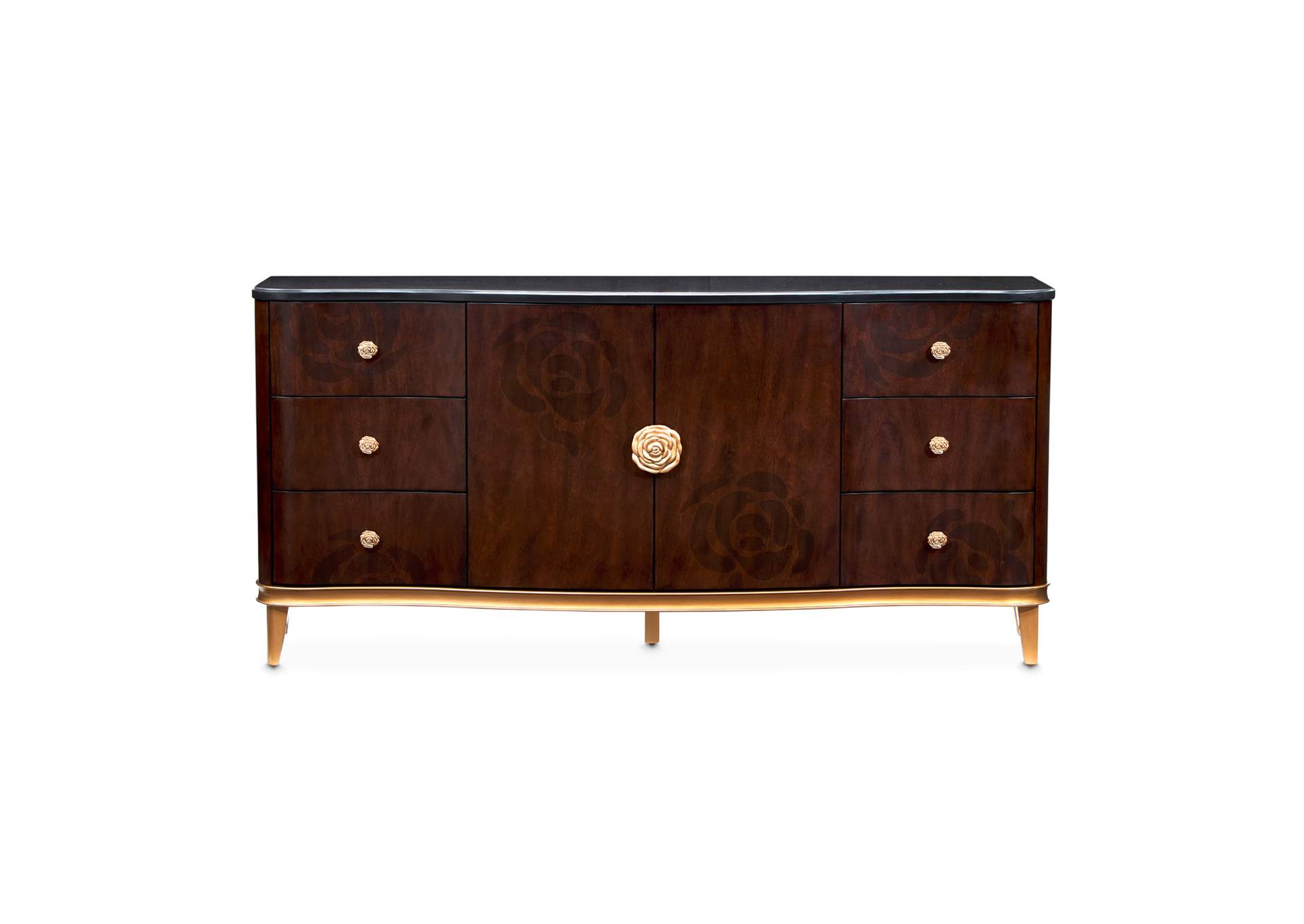Camellia Field Dresser - Warm Pecan