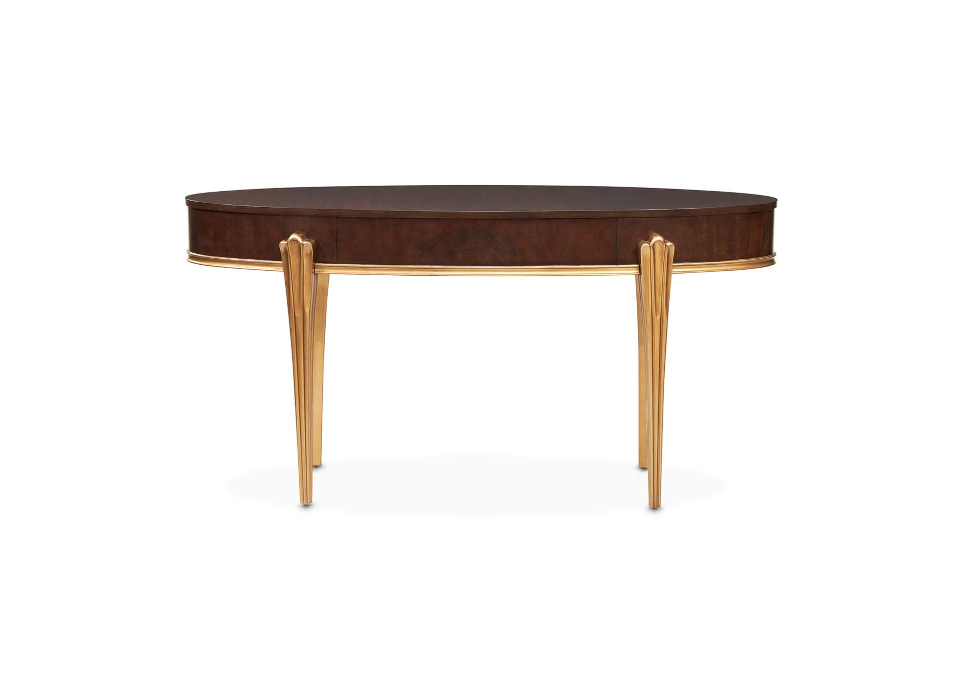 Camellia Field Vanity Desk - Warm Pecan image 3