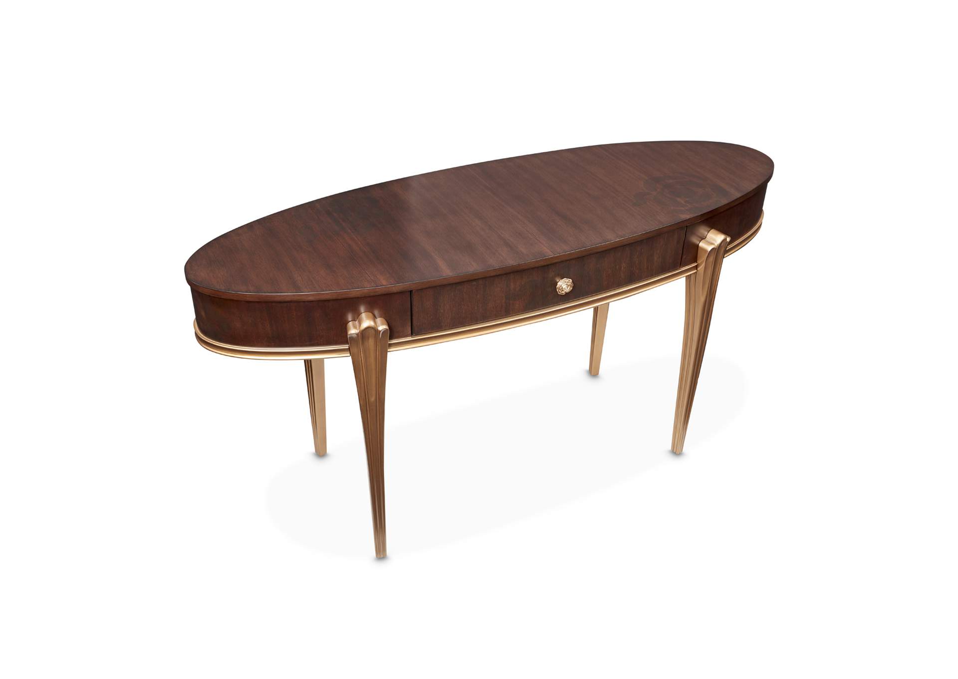 Camellia Field Vanity Desk - Warm Pecan image 7