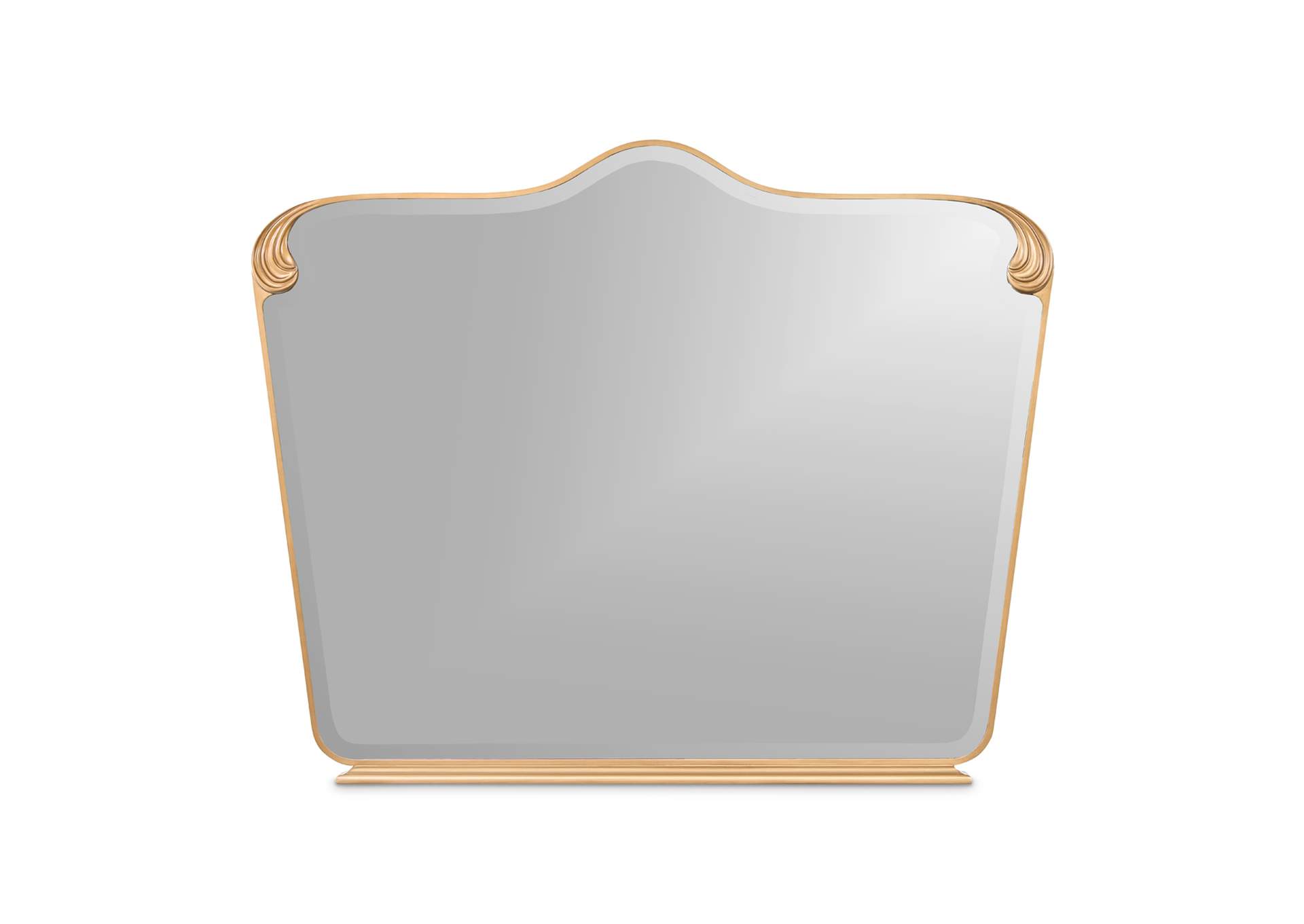 Camellia Field Dresser Mirror - Warm Pecan image 1