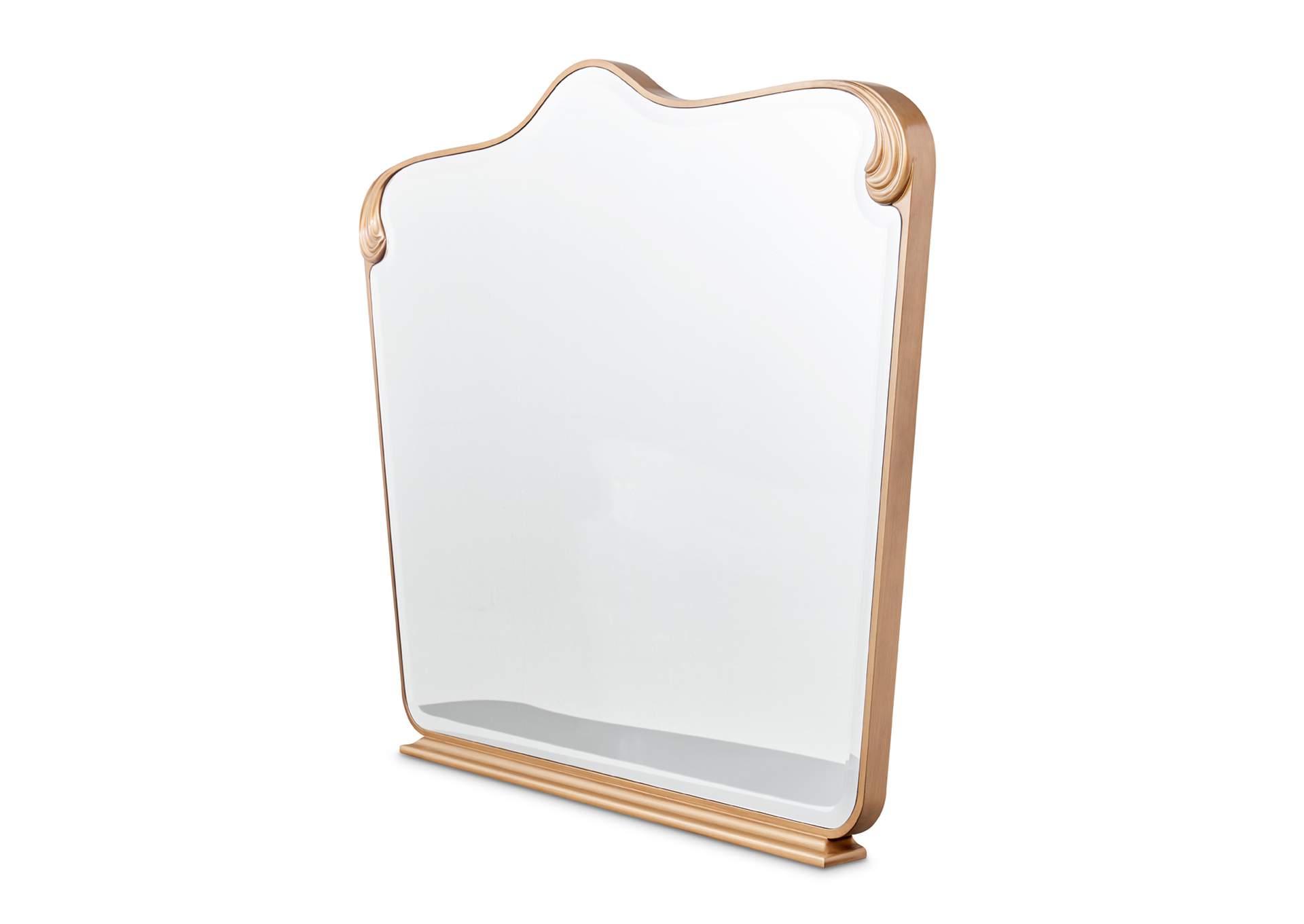 Camellia Field Dresser Mirror - Warm Pecan image 3