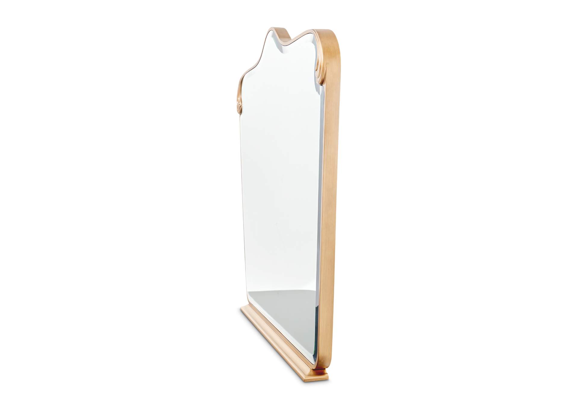 Camellia Field Dresser Mirror - Warm Pecan image 4