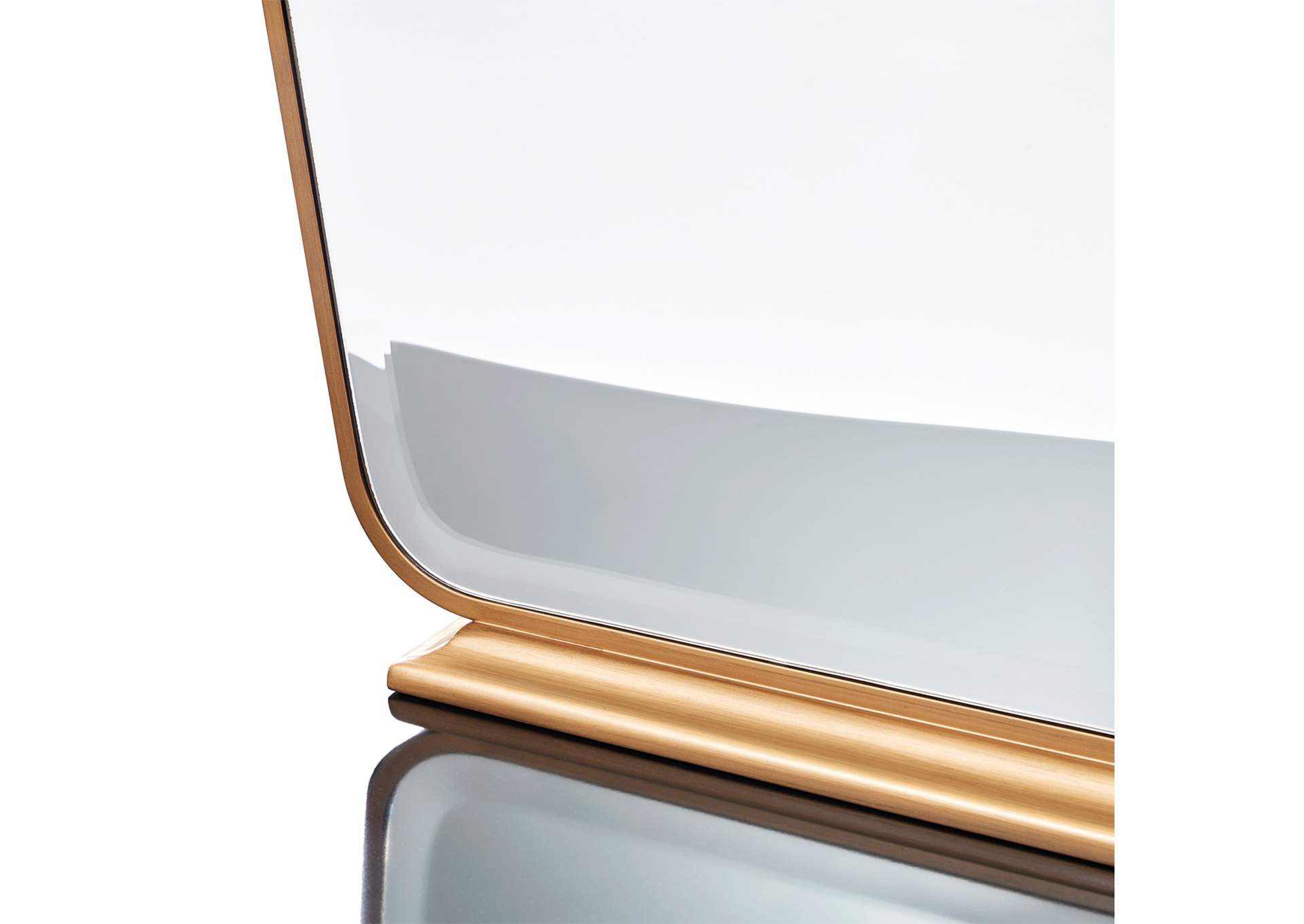 Camellia Field Dresser Mirror - Warm Pecan image 7