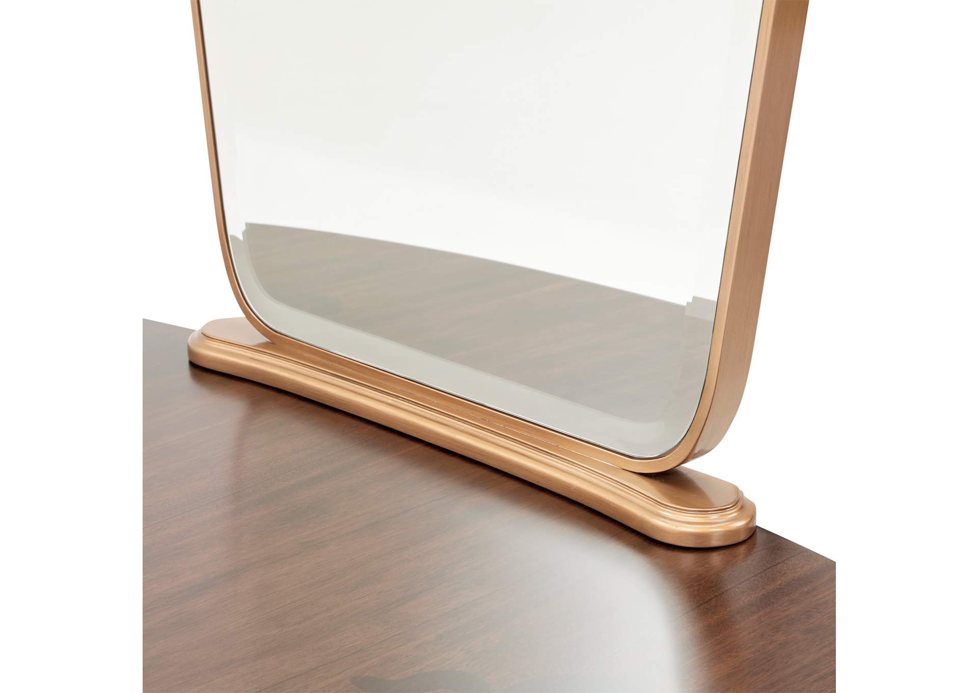 Camellia Field Vanity Mirror - Antique Gold image 4