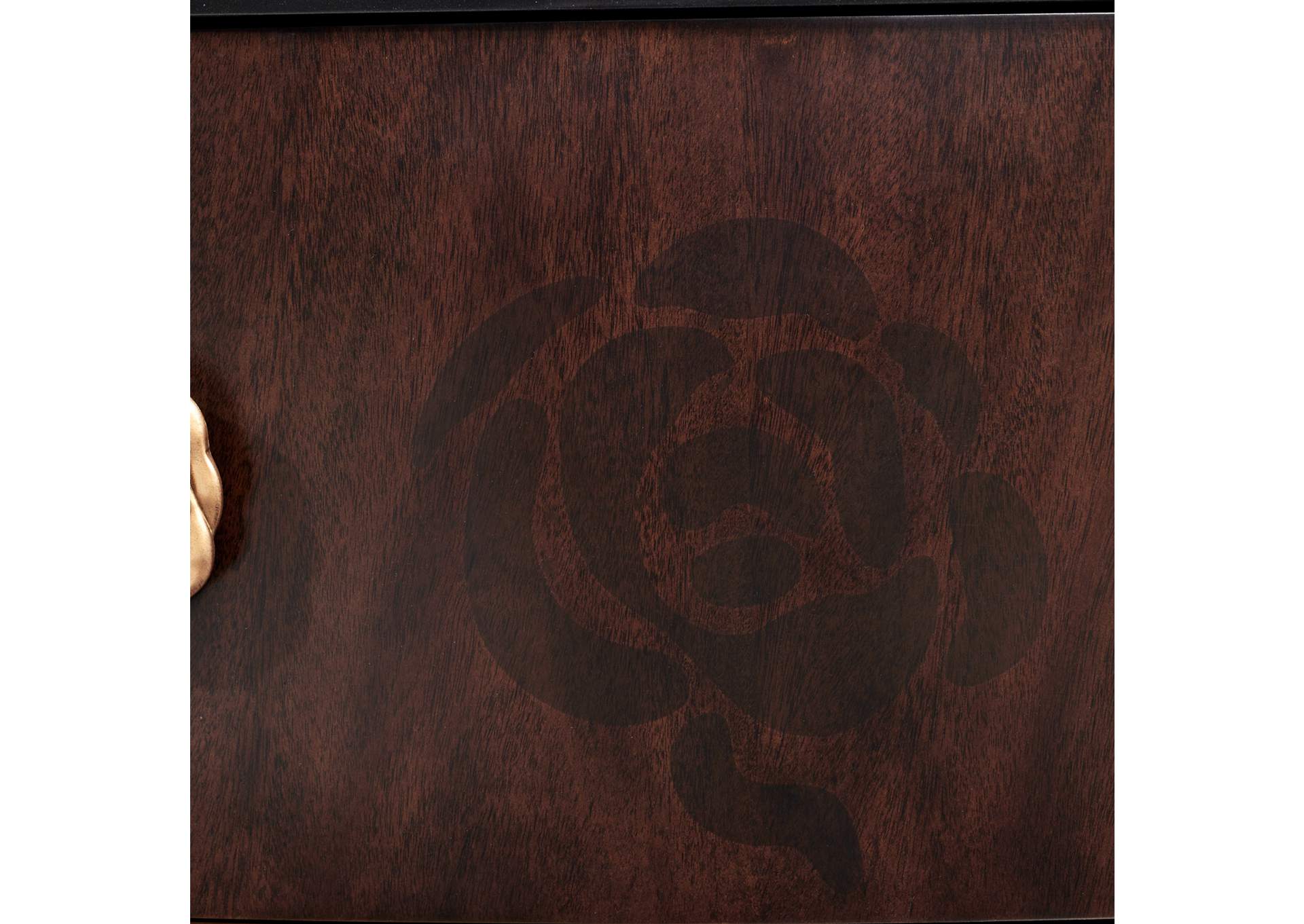 Camellia Field Media Cabinet - Warm Pecan image 10