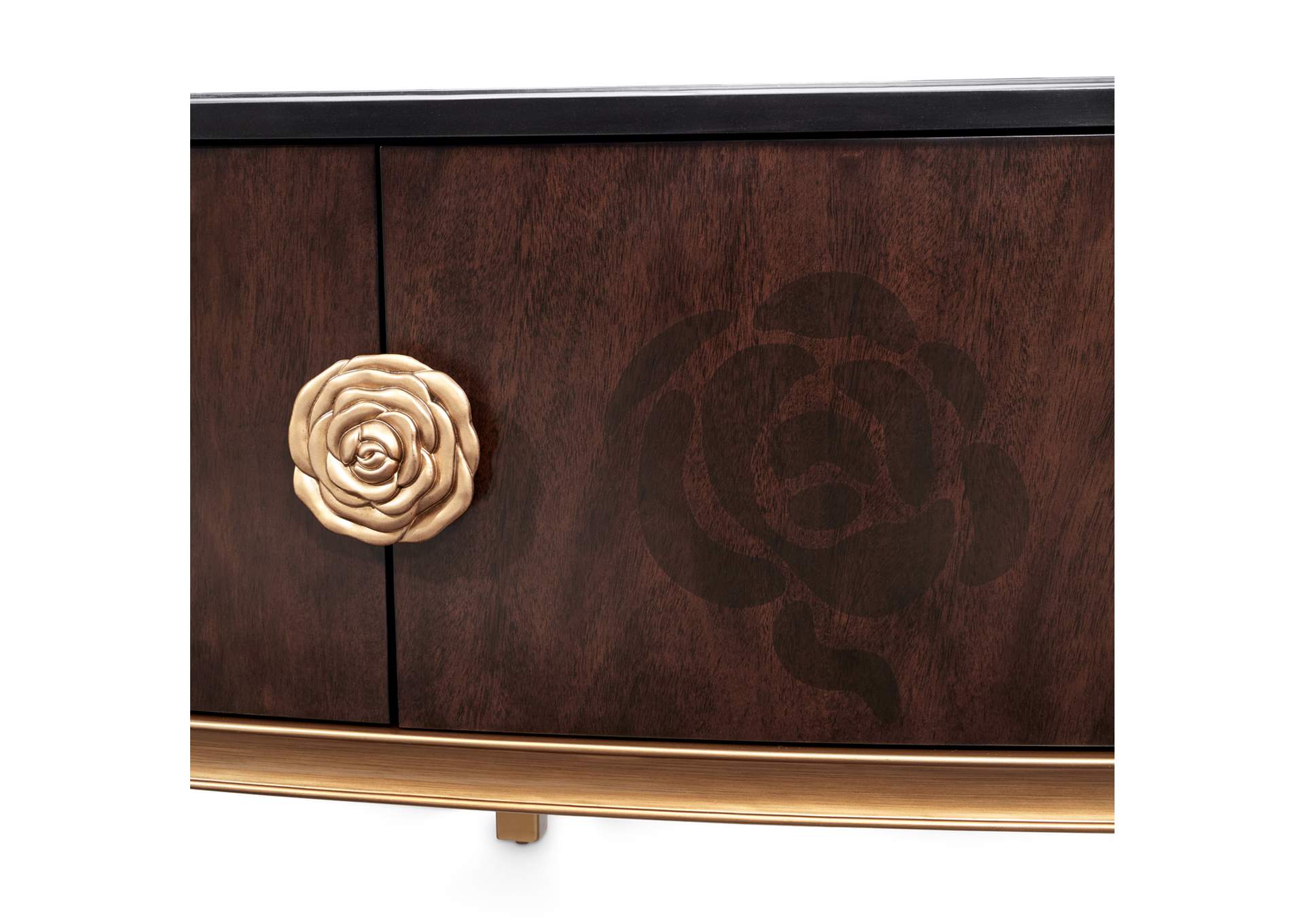 Camellia Field Media Cabinet - Warm Pecan image 11