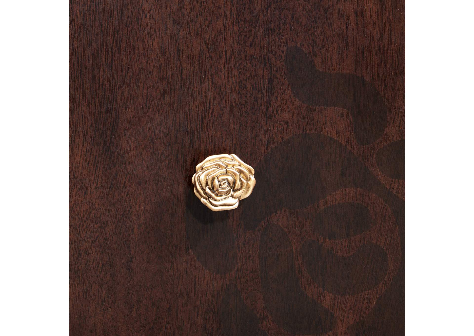 Camellia Field Media Cabinet - Warm Pecan image 12