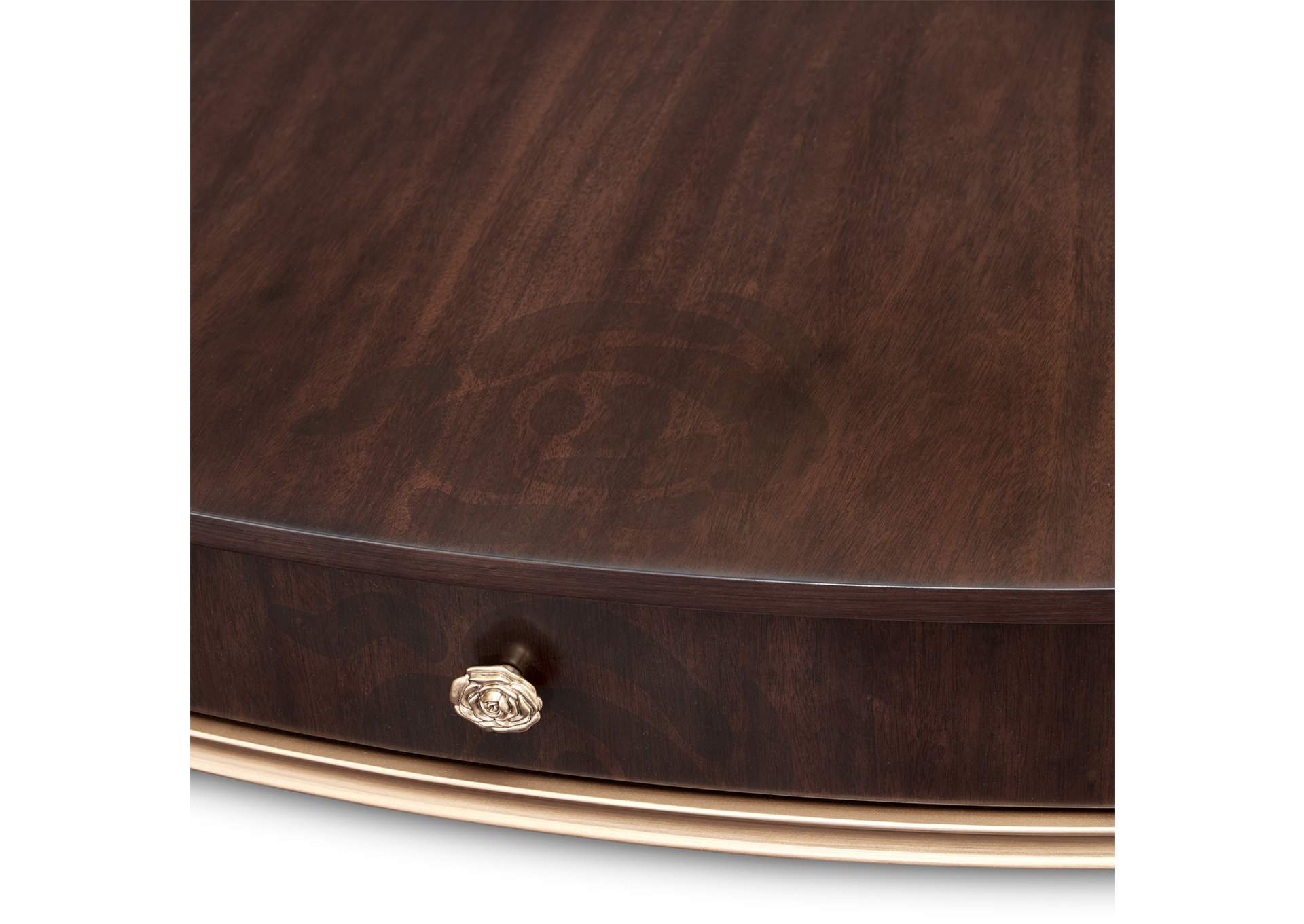 Camellia Field Oval Cocktail Table - Warm Pecan image 5