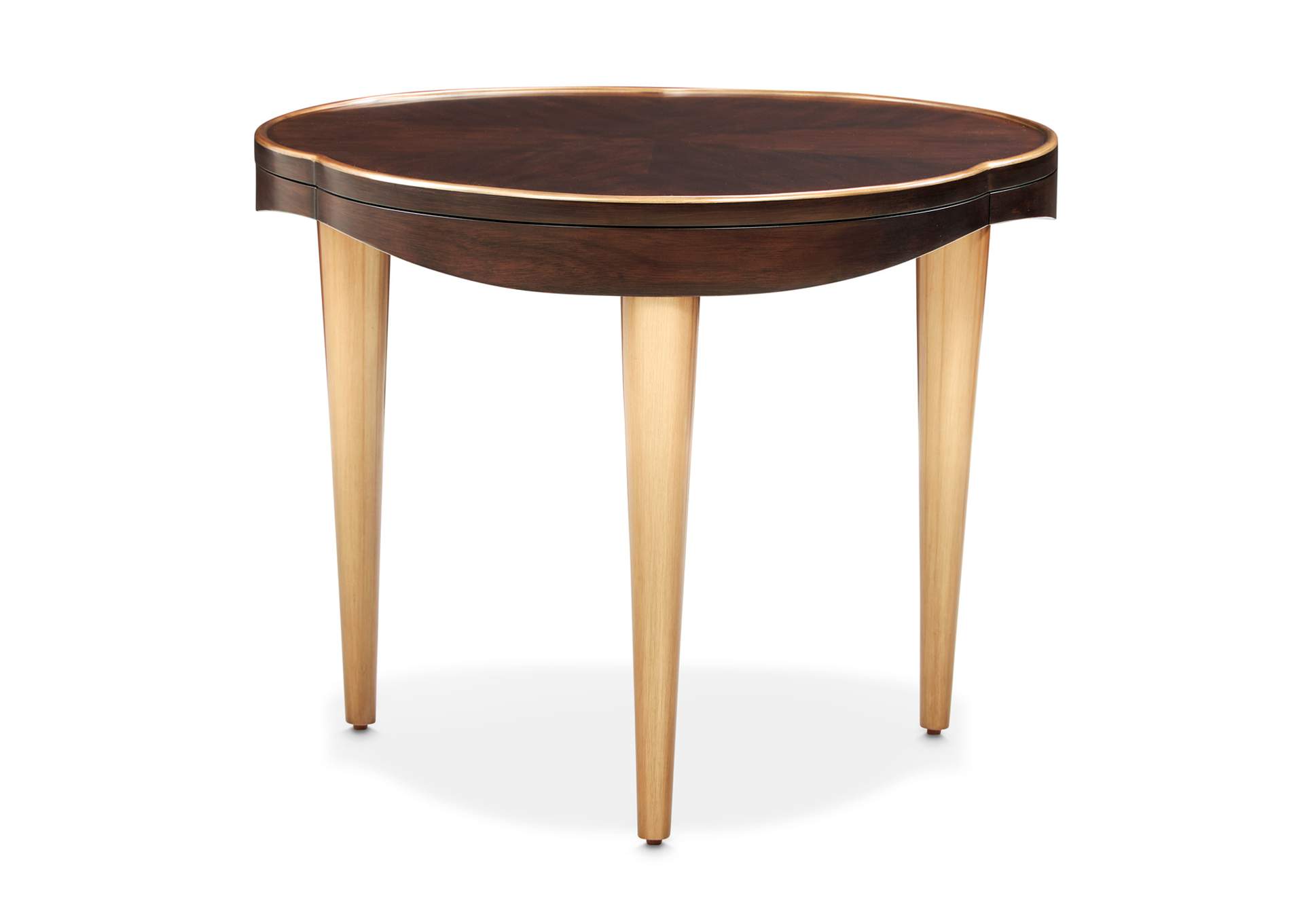 Camellia Field End Table - Warm Pecan image 3