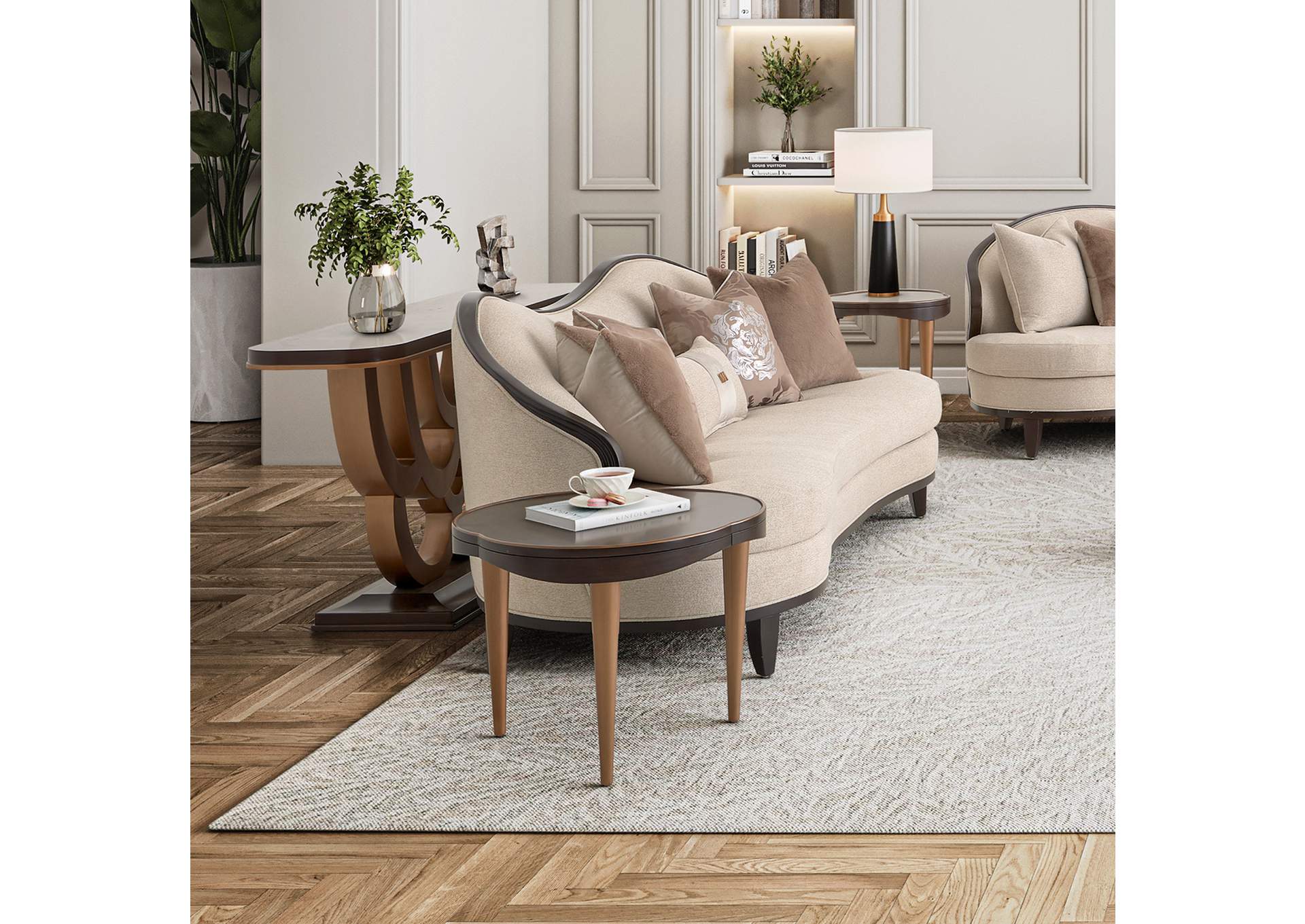 Camellia Field End Table - Warm Pecan image 9
