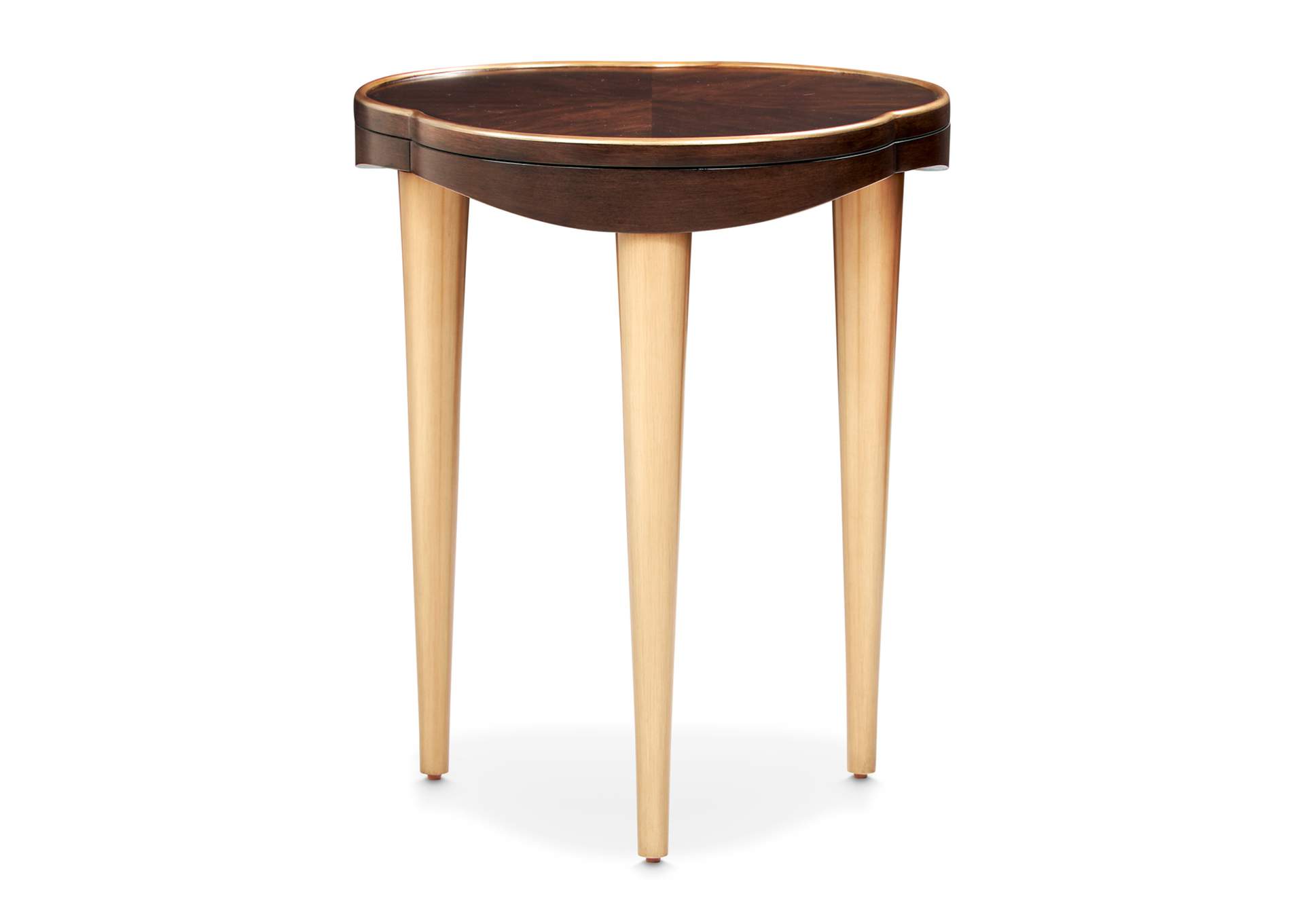 Camellia Field Chairside Table - Warm Pecan image 1