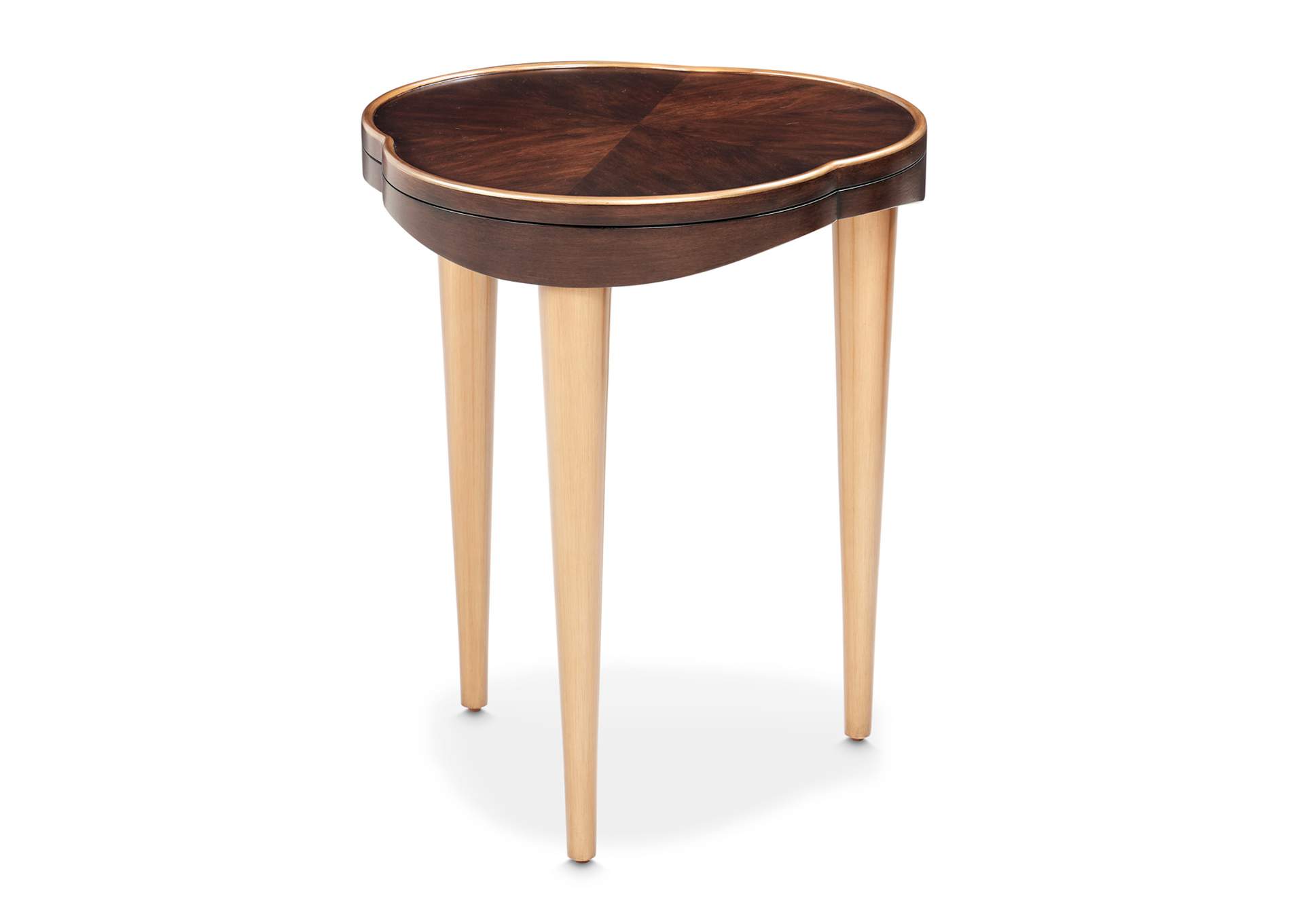 Camellia Field Chairside Table - Warm Pecan image 3