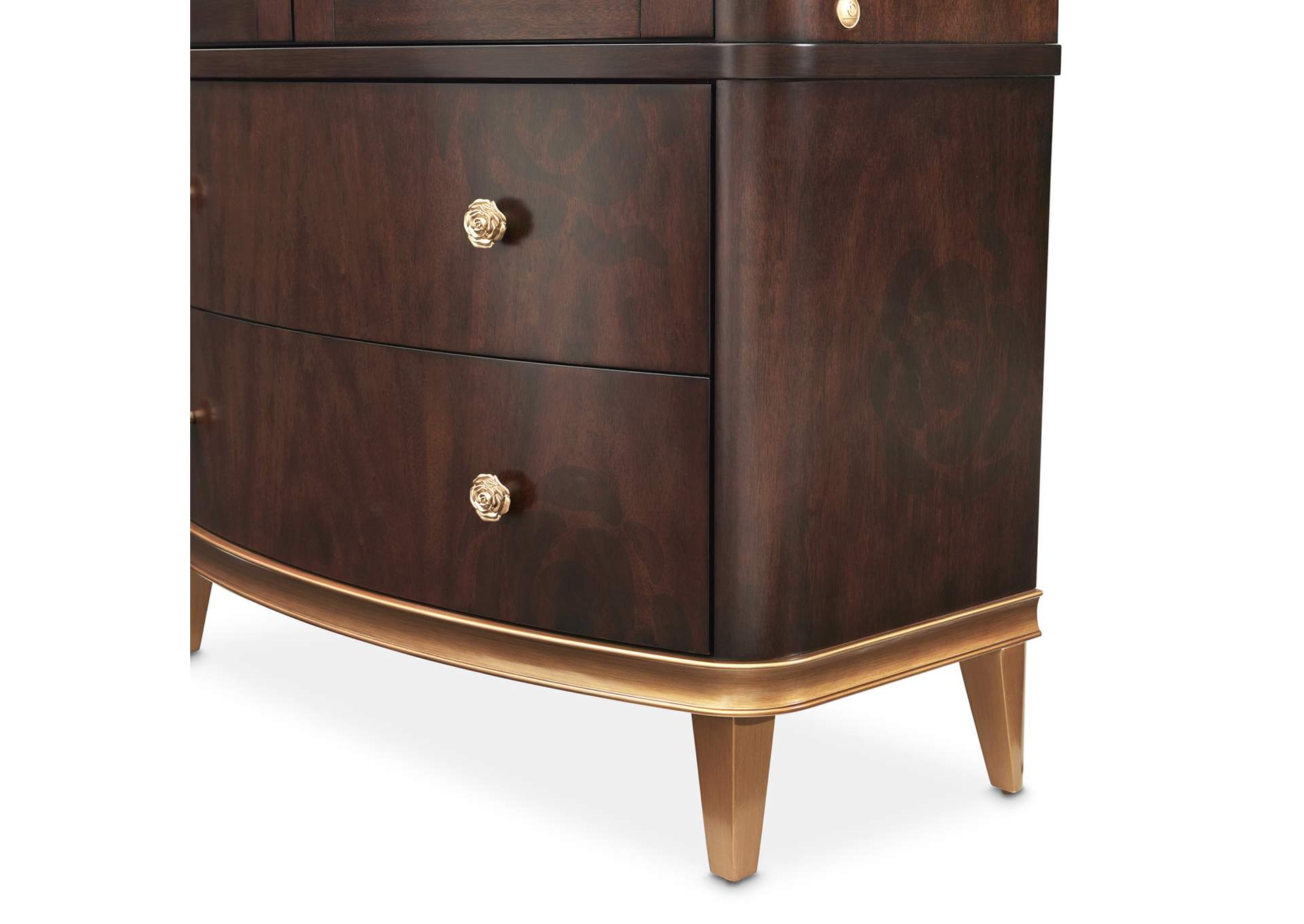 Camellia Field Display Cabinet - Warm Pecan image 10