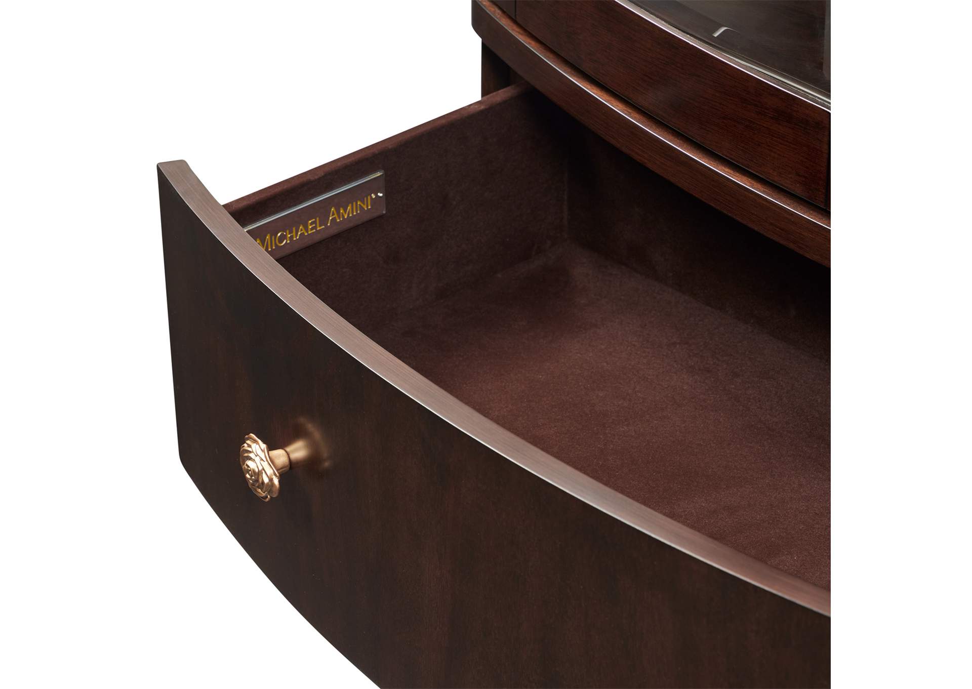 Camellia Field Display Cabinet - Warm Pecan image 12