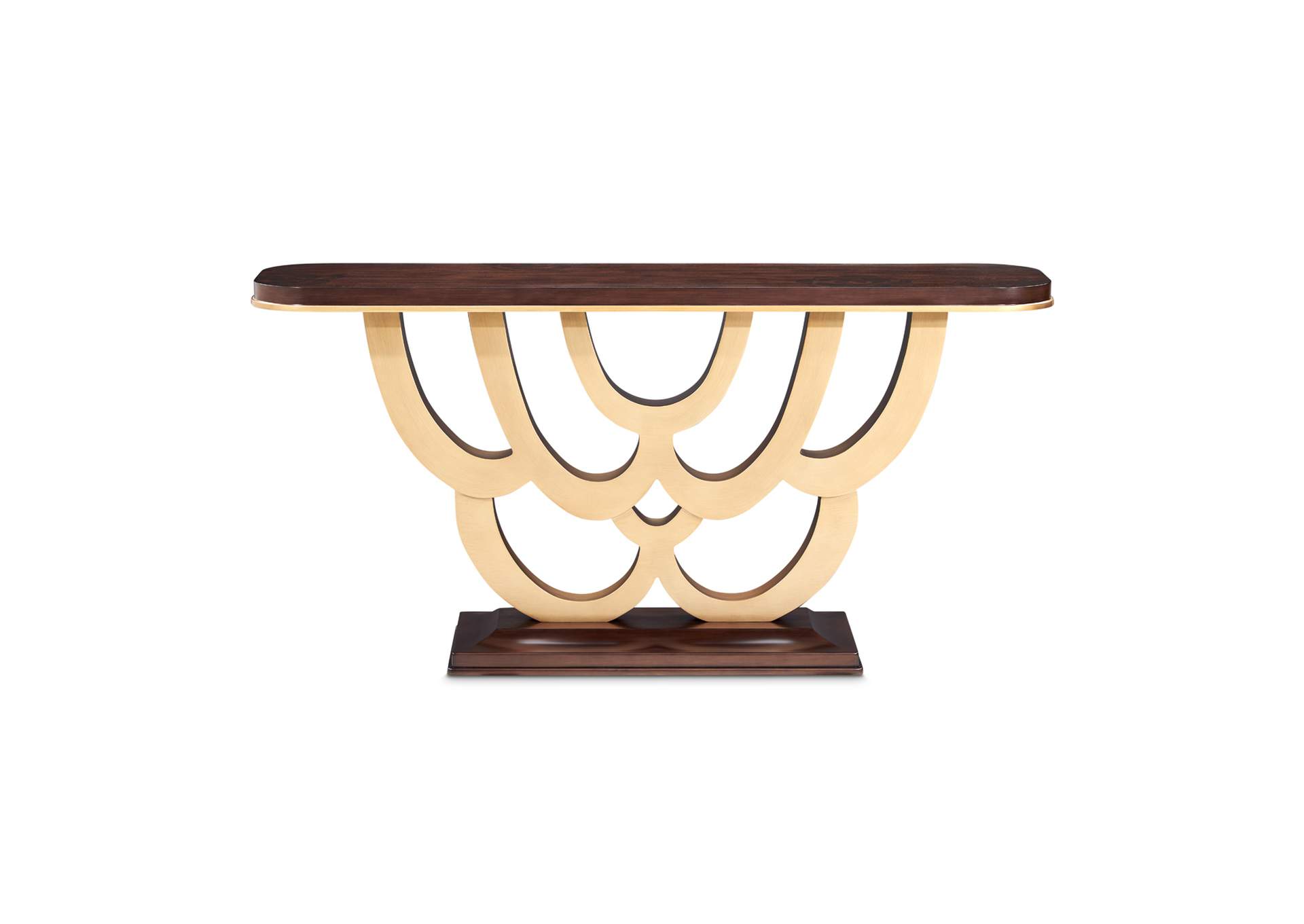Camellia Field Console Table - Warm Pecan image 1