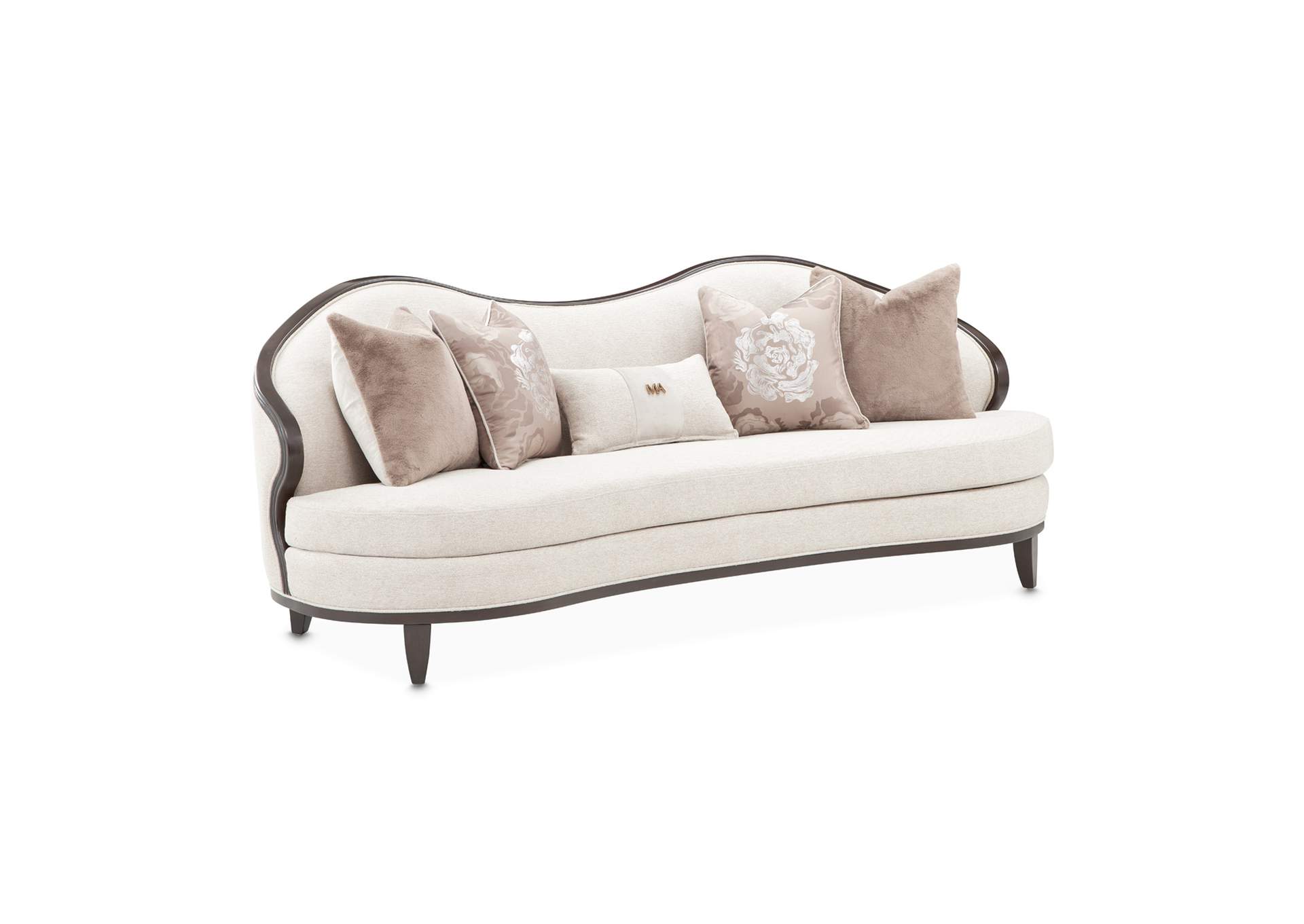 Camellia Field Chenille Sofa - Linen and Warm Pecan image 22