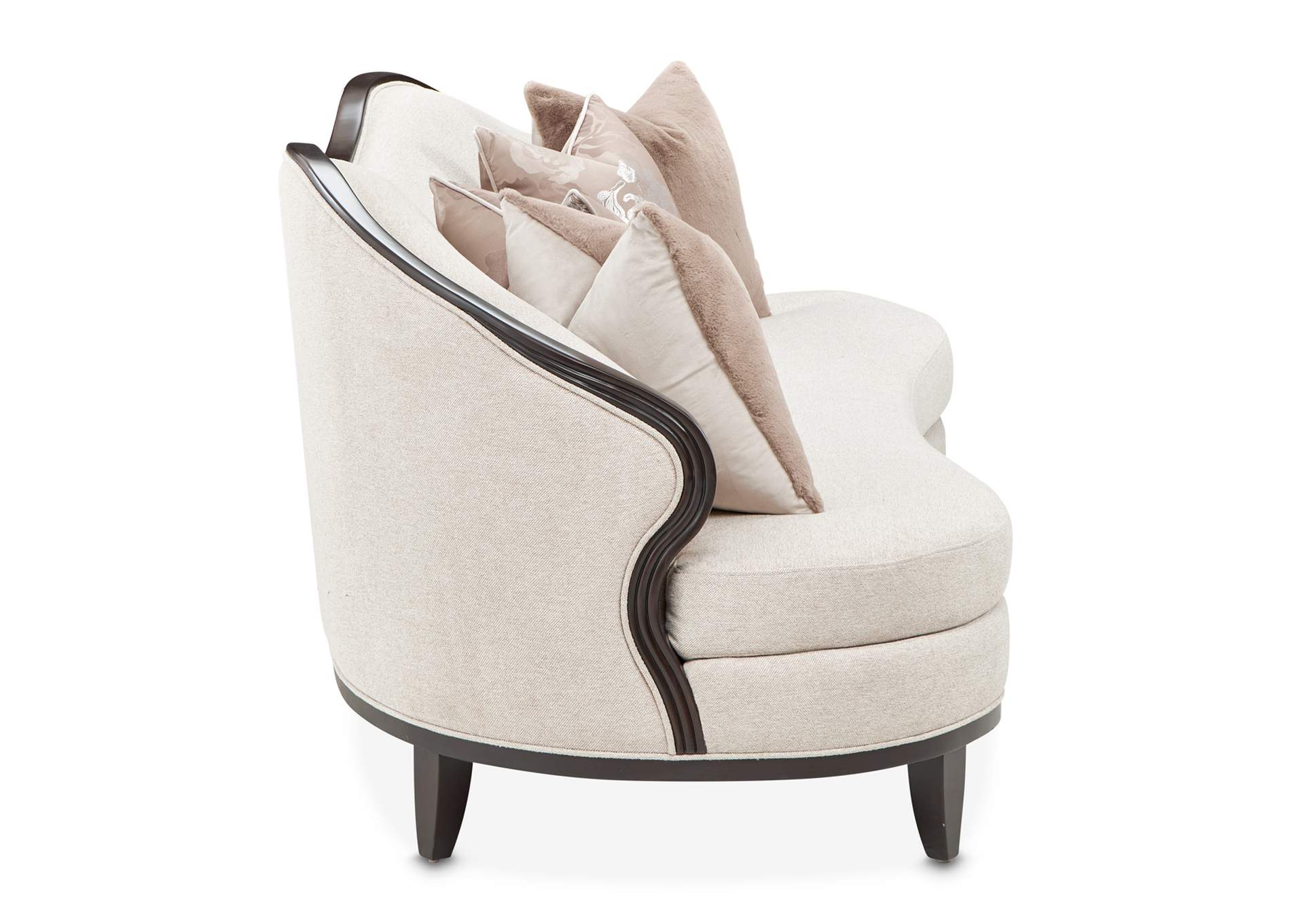 Camellia Field Chenille Sofa - Linen and Warm Pecan image 21