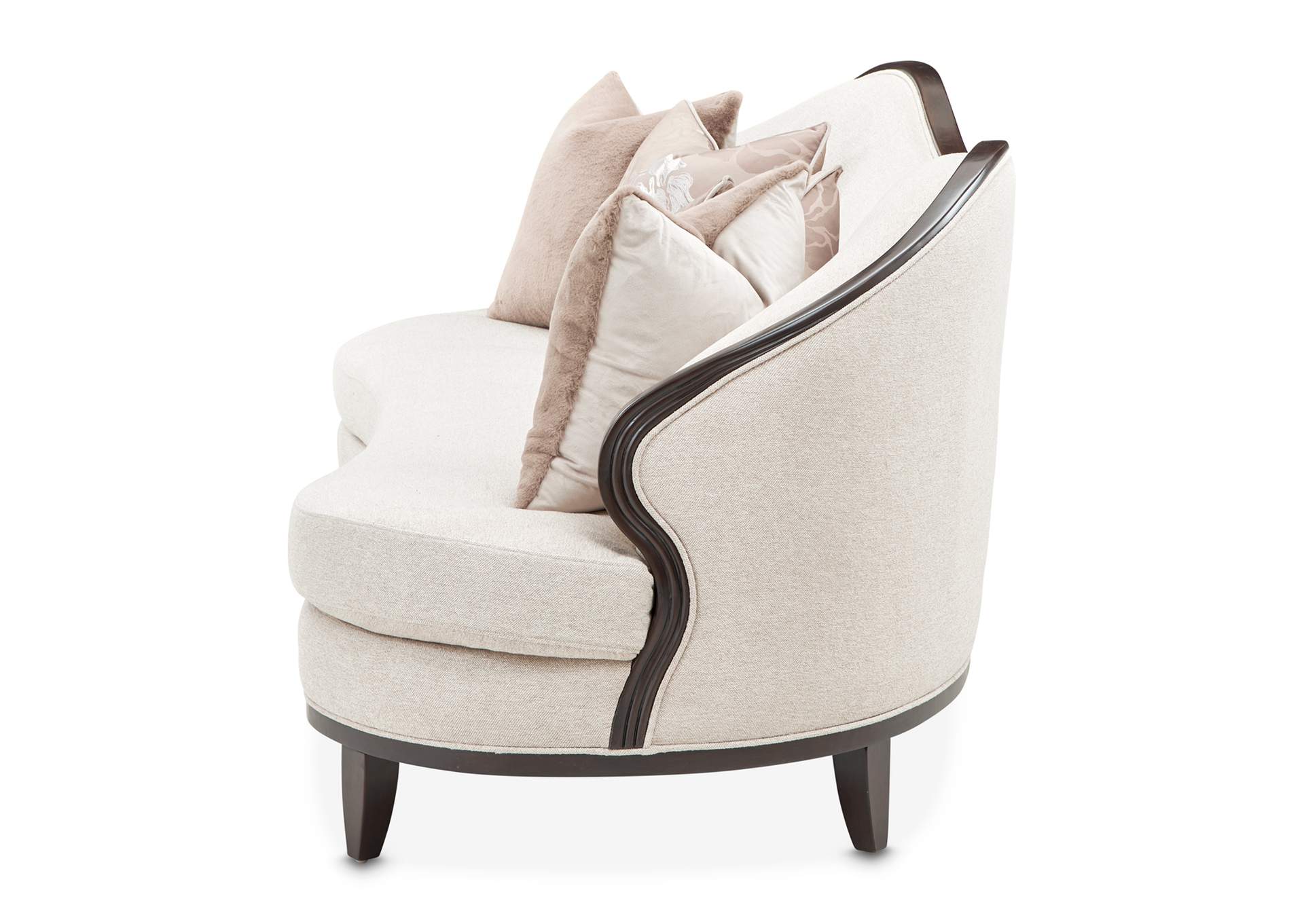 Camellia Field Chenille Sofa - Linen and Warm Pecan image 17