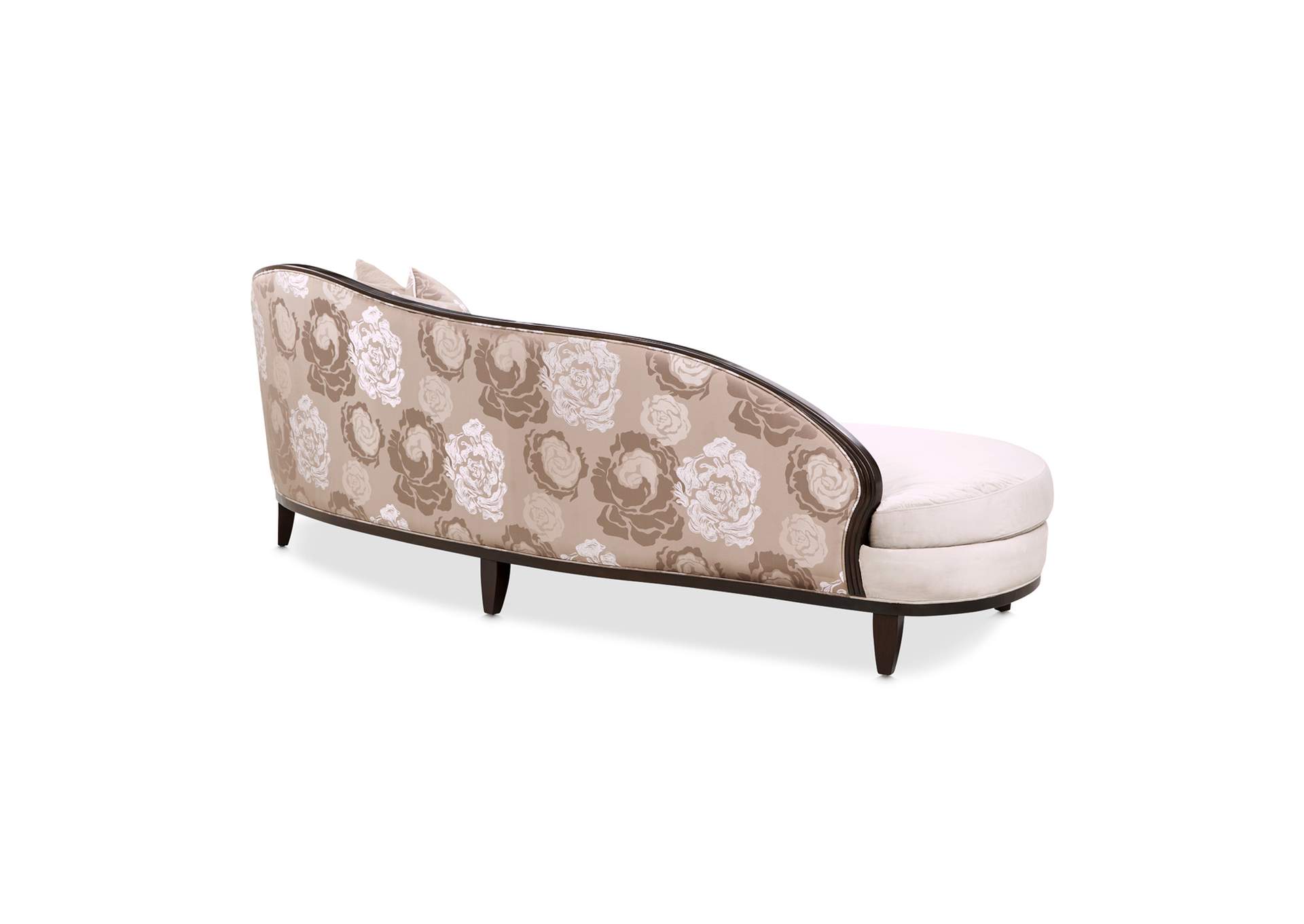 Camellia Field Asymmetrical Velvet Sofa - Porcini and Warm Pecan image 16