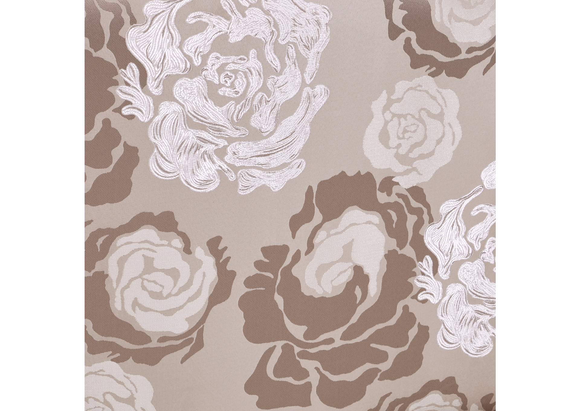 Camellia Field Asymmetrical Velvet Sofa - Porcini and Warm Pecan image 7