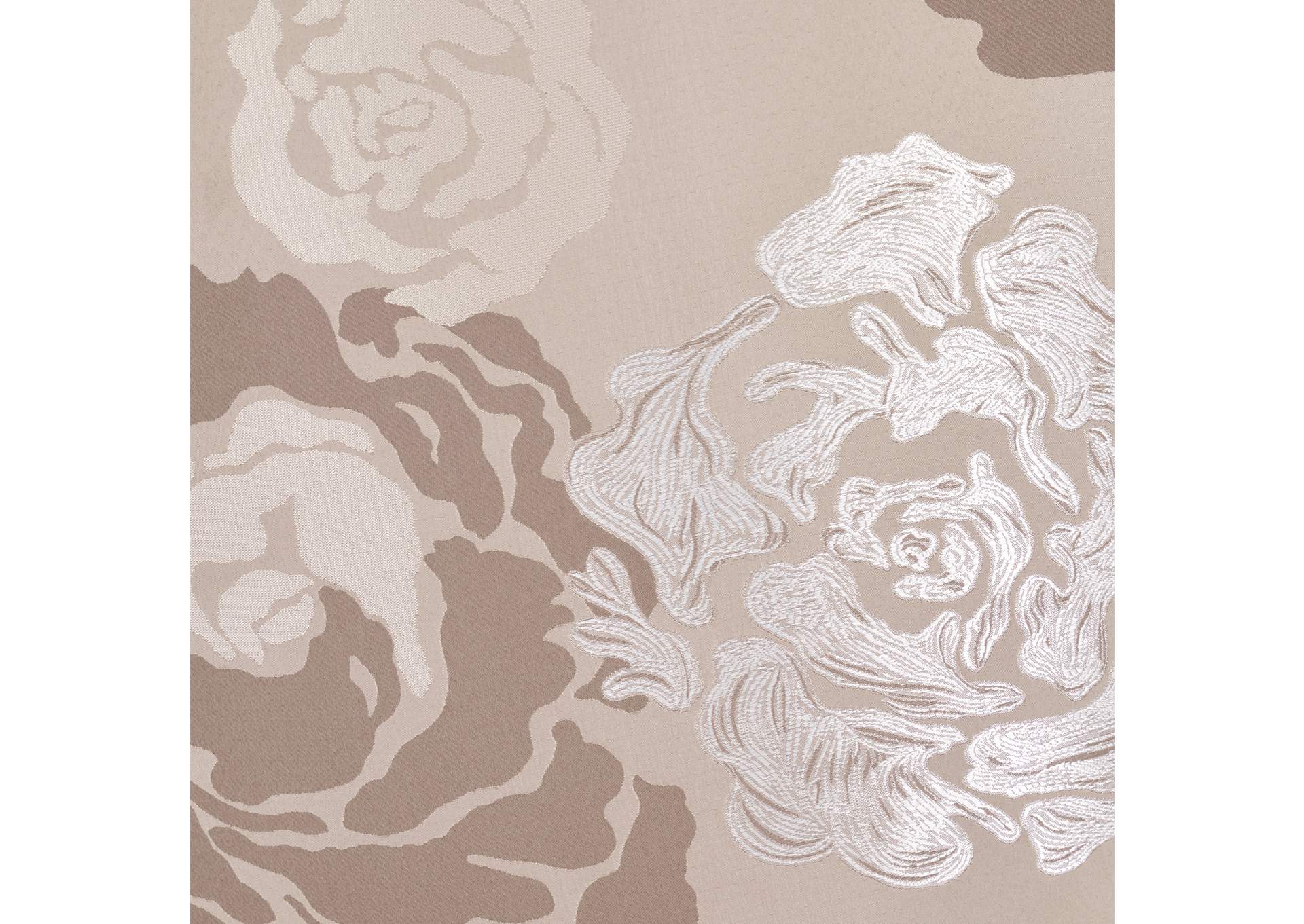 Camellia Field Velvet Matching Chair - Porcini and Warm Pecan image 10