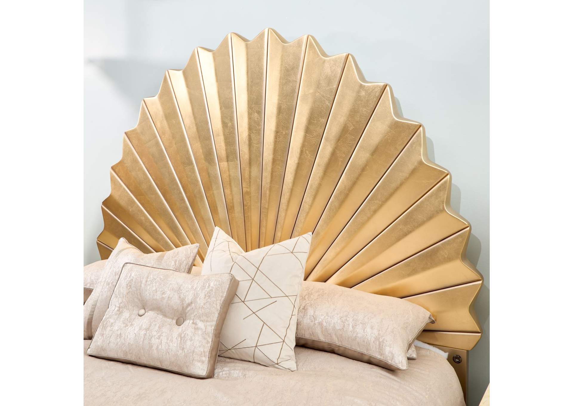 Fantosini King Fan Bed - Gold Leaf image 4