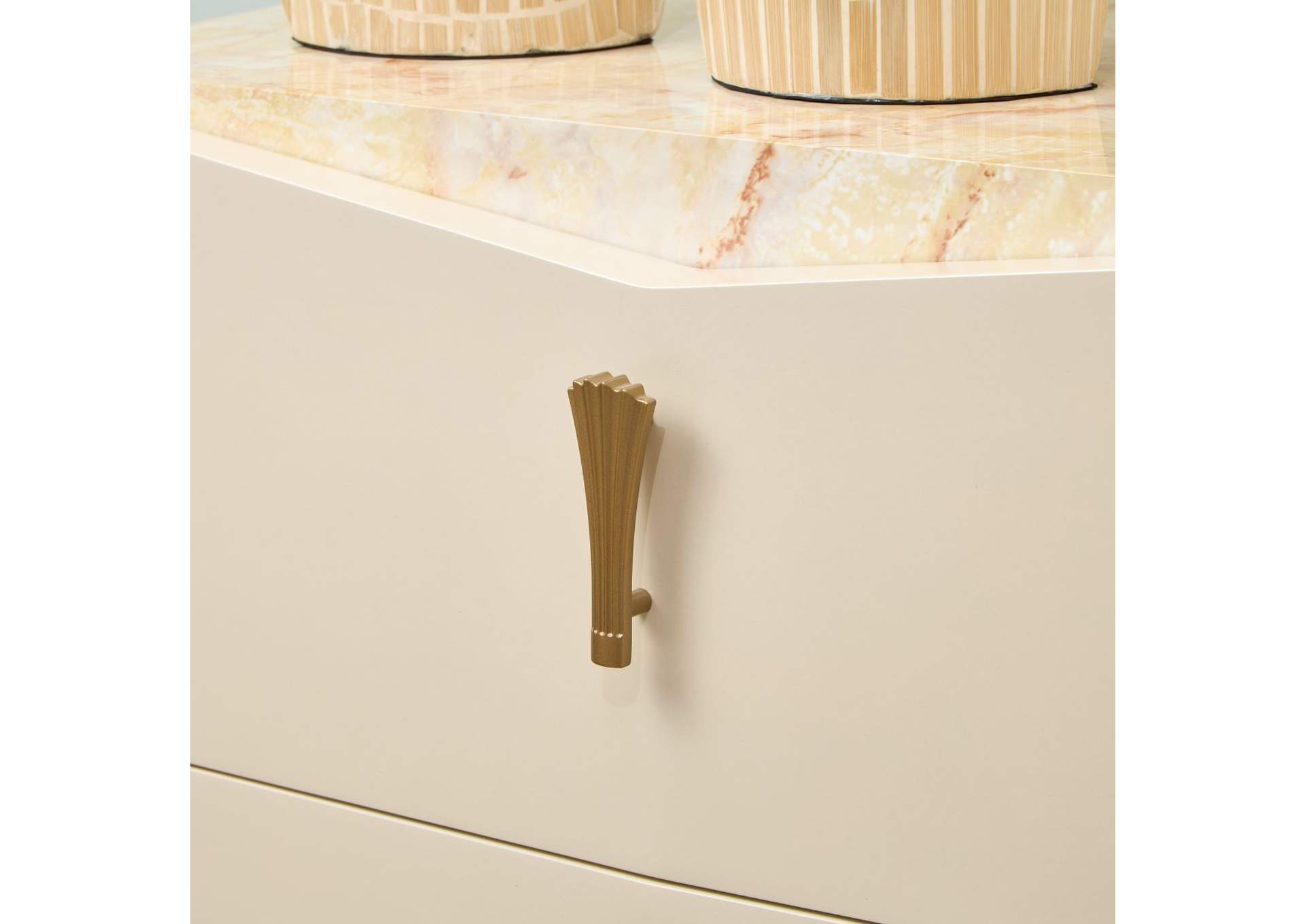 Fantosini 10-Drawer Mule Chest - Creamy Pearl image 6