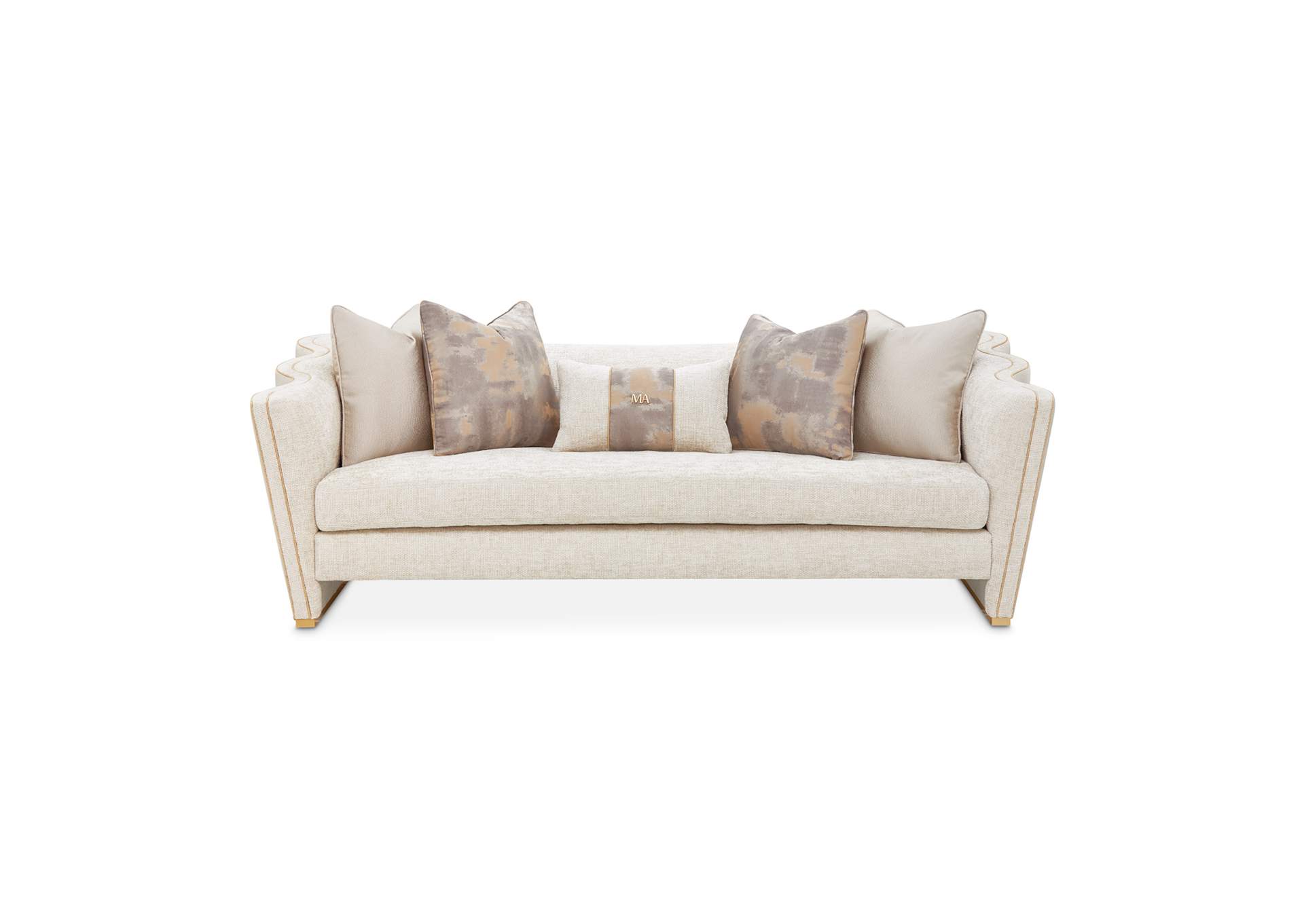 La Terrazza Sofa - Cappuccino and Light Champagne