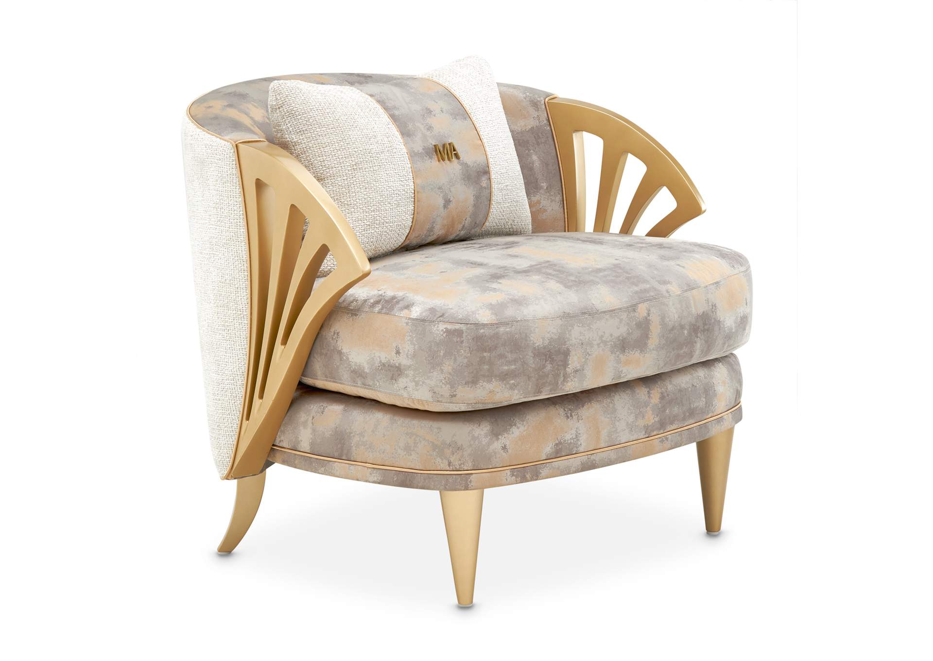 La Terrazza Accent Chair - Cappuccino and Light Champagne image 19
