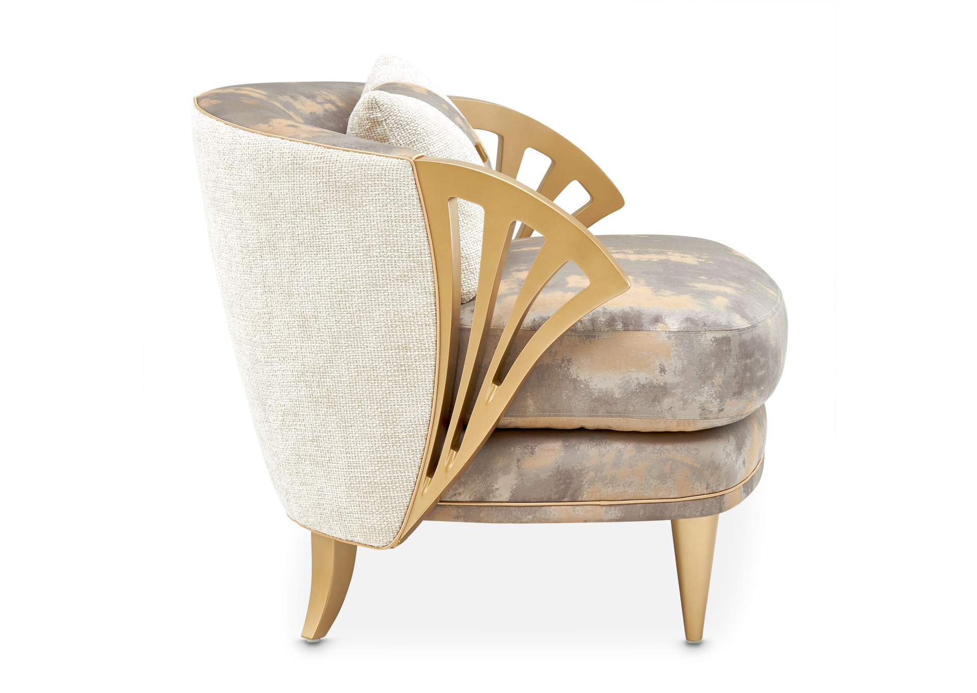 La Terrazza Accent Chair - Cappuccino and Light Champagne image 18