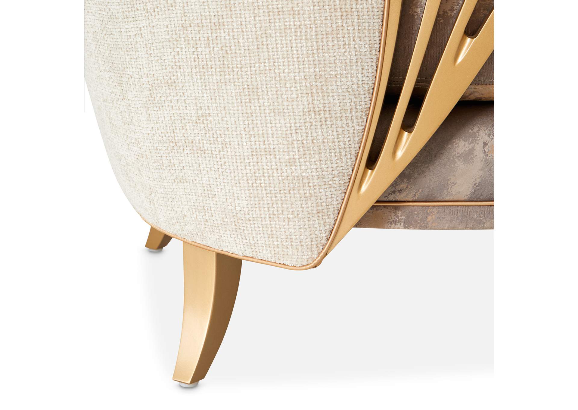 La Terrazza Accent Chair - Cappuccino and Light Champagne image 11