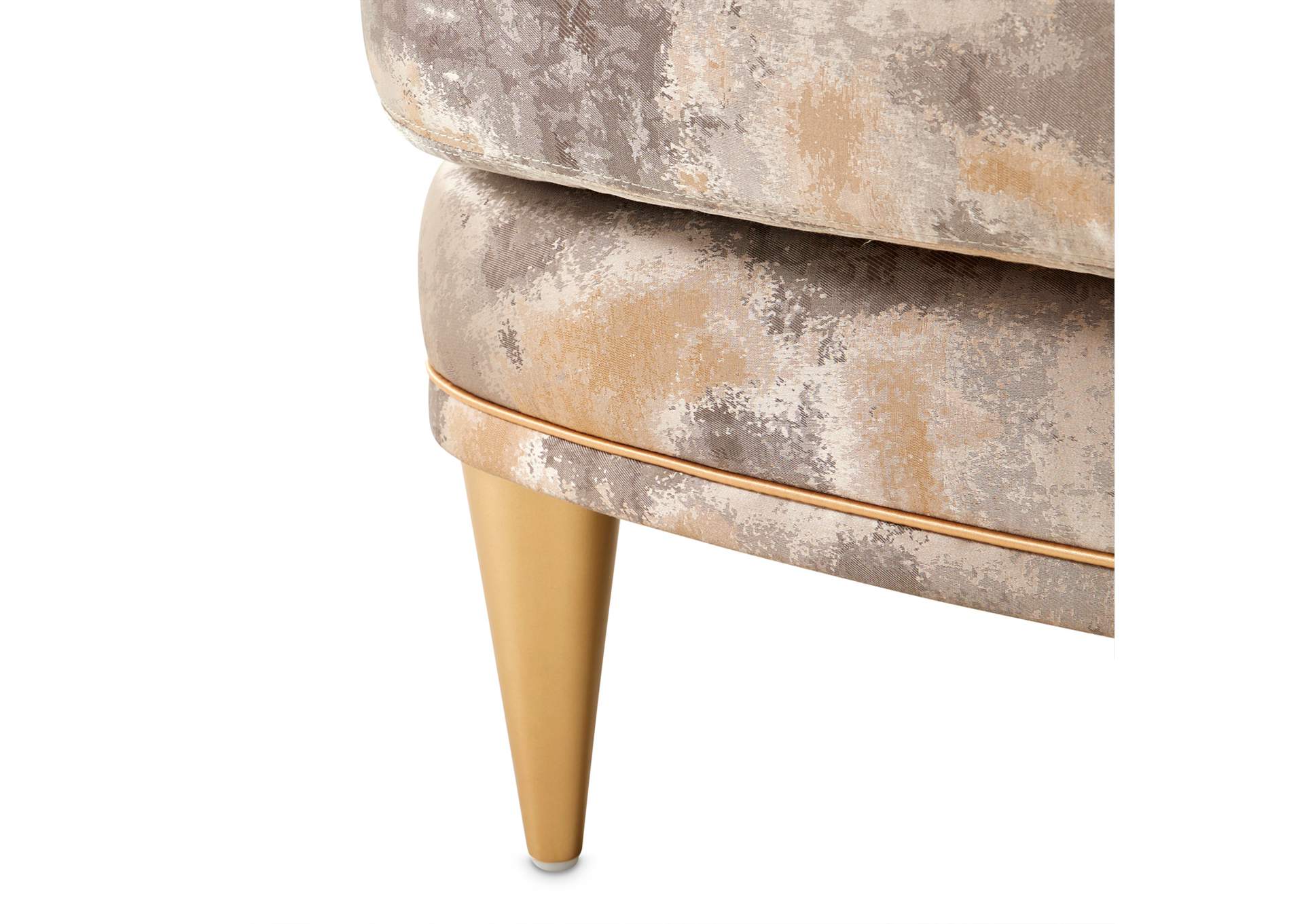 La Terrazza Accent Chair - Cappuccino and Light Champagne image 10