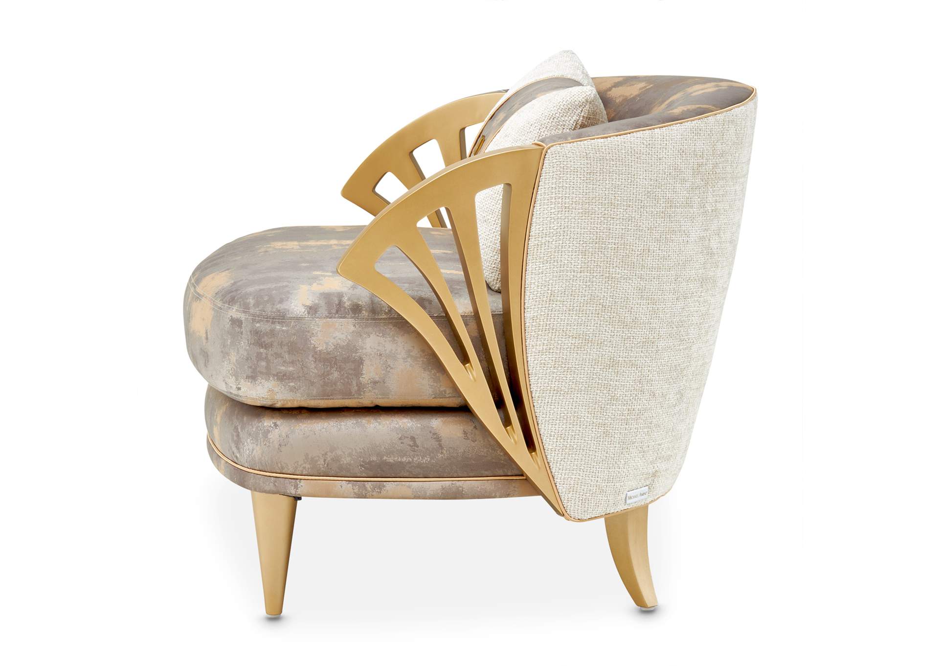 La Terrazza Accent Chair - Cappuccino and Light Champagne image 14