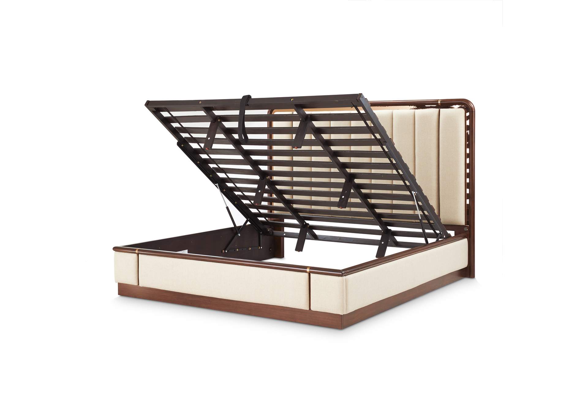 Mason Park Queen Lift Up Storage Bed - Umber image 18