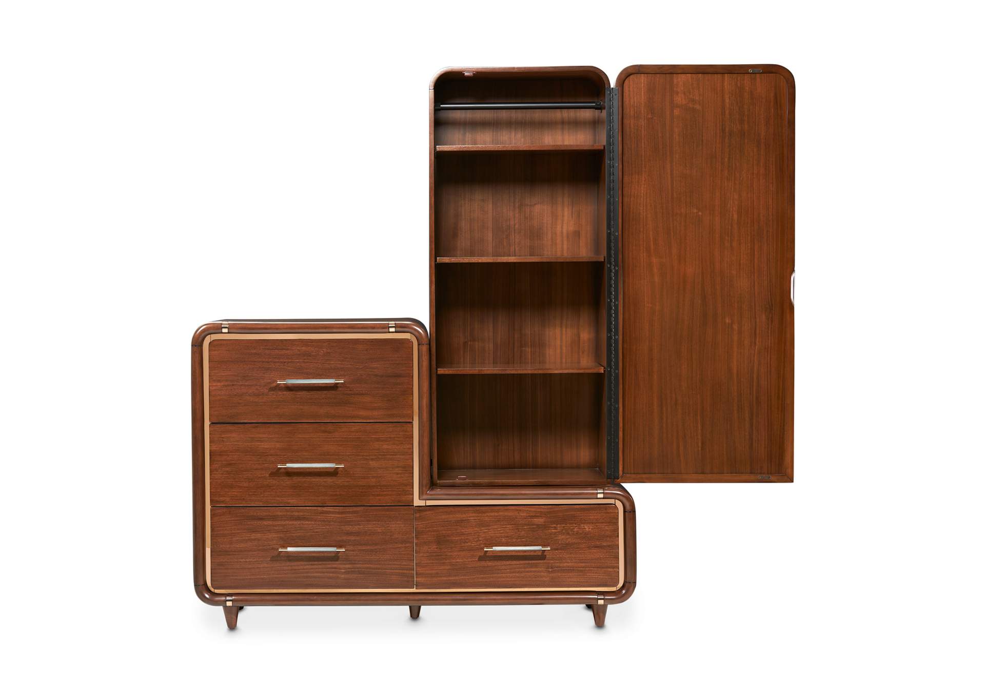 Mason Park Chest with Storage Mirror - Umber image 19