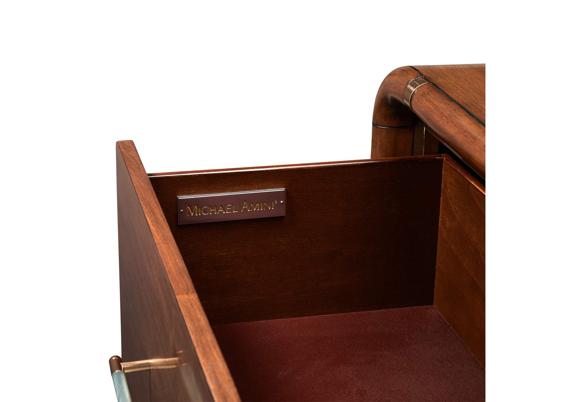 Mason Park Chest with Storage Mirror - Umber image 10