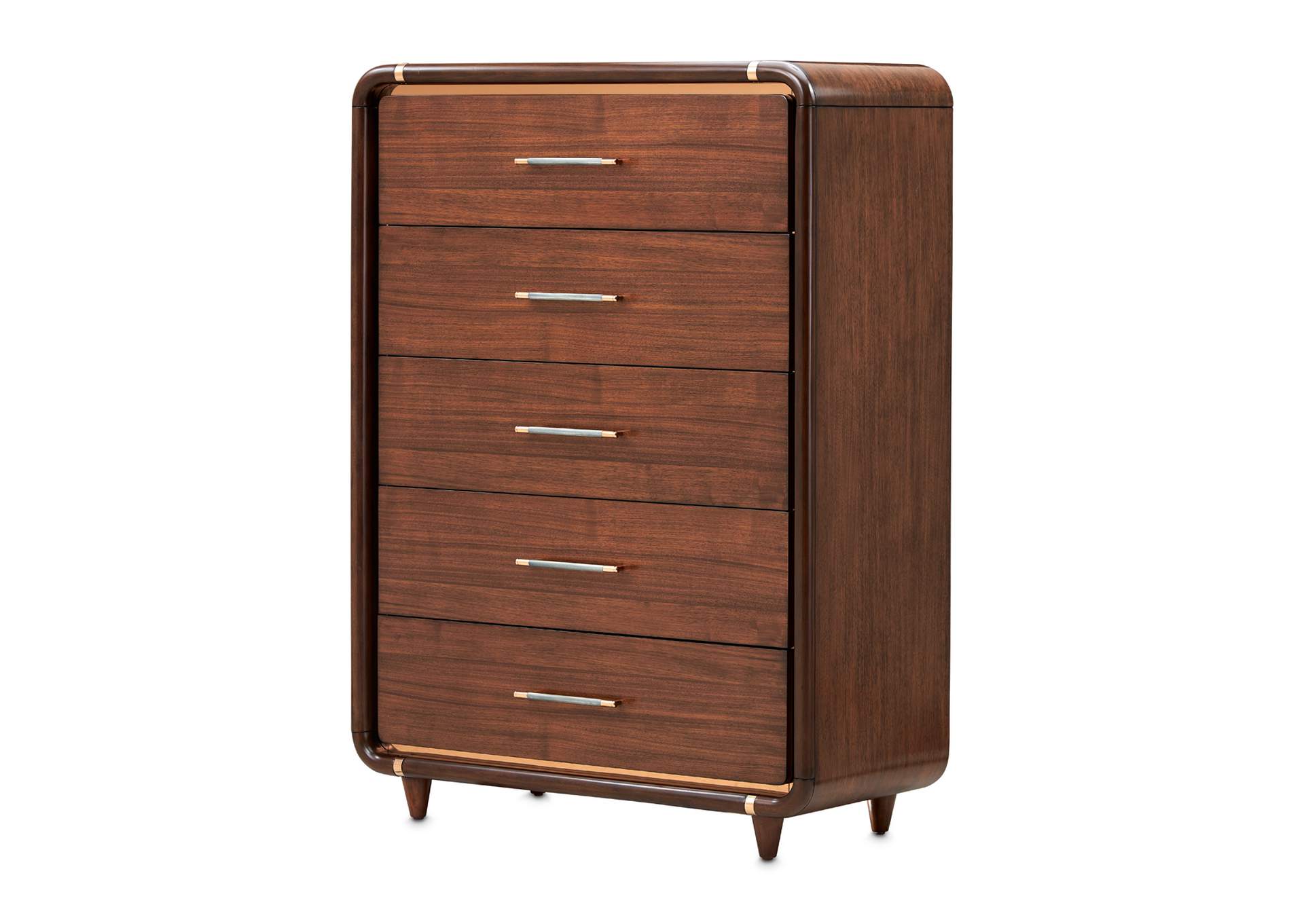 Mason Park 5-Drawer Gentlemen's Chest - Umber image 1