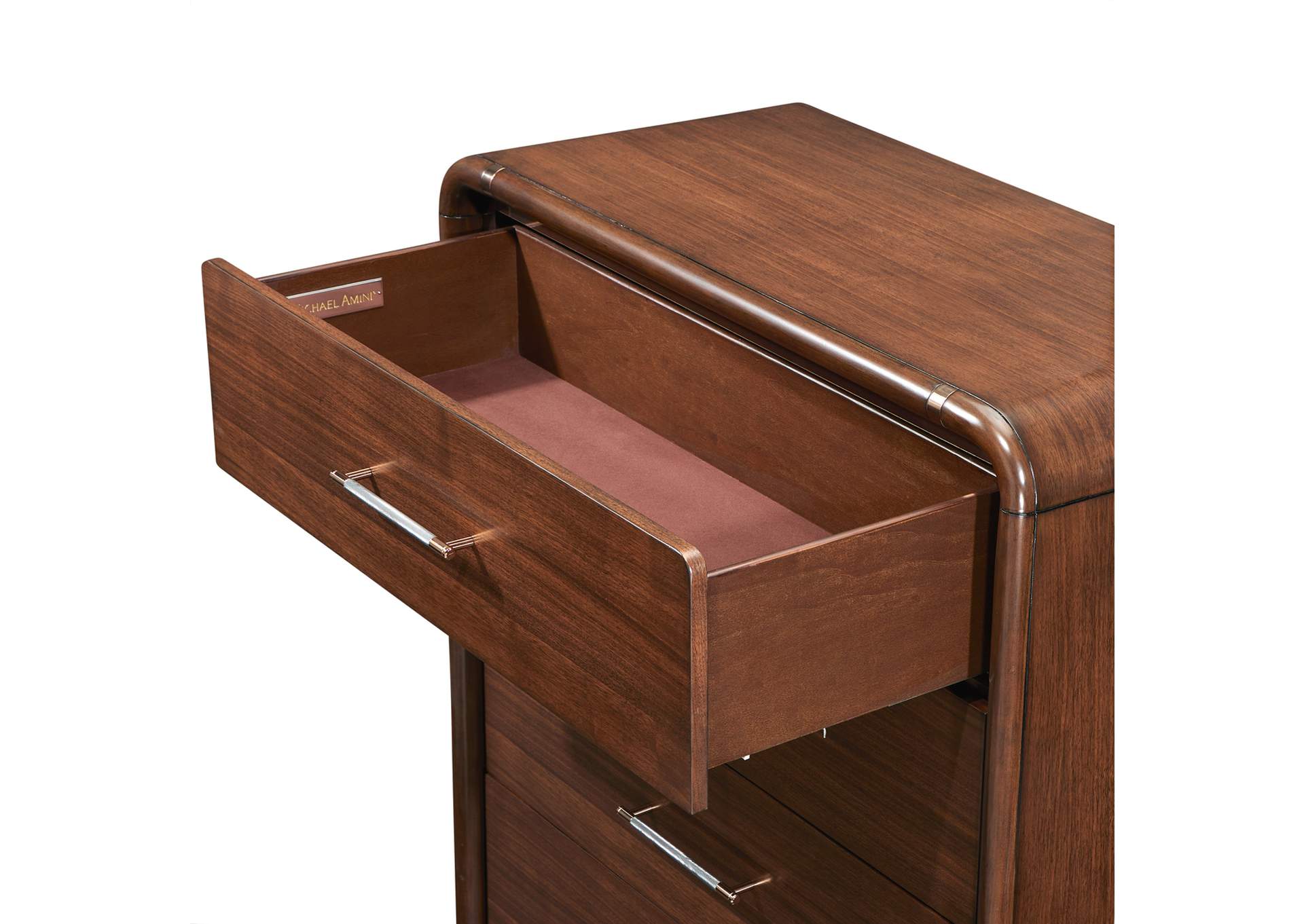 Mason Park 5-Drawer Gentlemen's Chest - Umber image 6