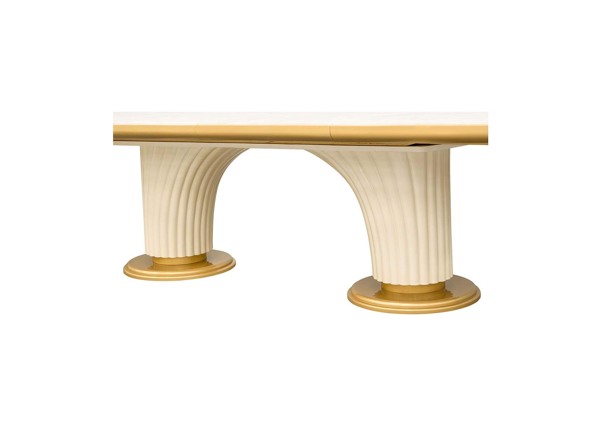Scotts Square Oval Dining Table - Light Champagne image 5