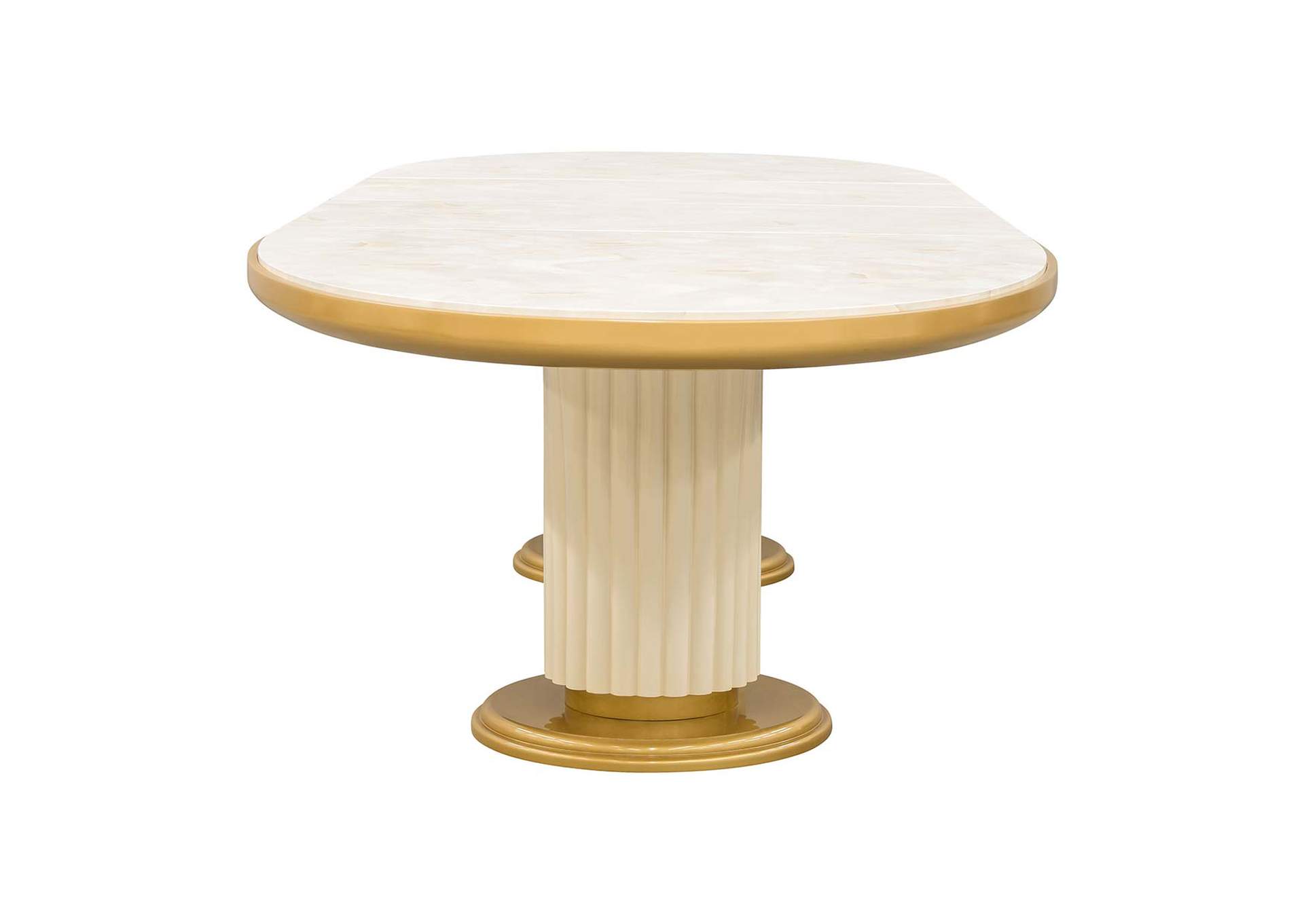 Scotts Square Oval Dining Table - Light Champagne image 6