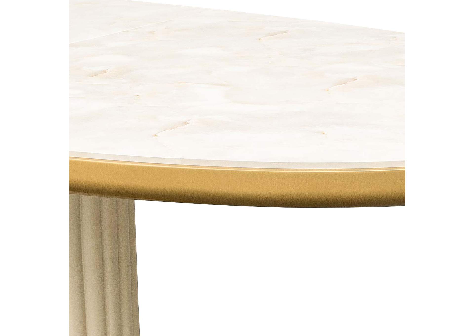 Scotts Square Oval Dining Table - Light Champagne image 8