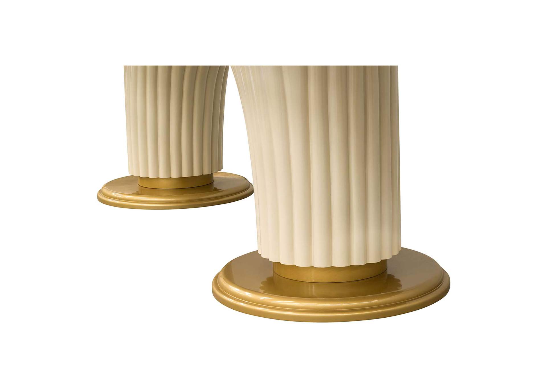 Scotts Square Oval Dining Table - Light Champagne image 10