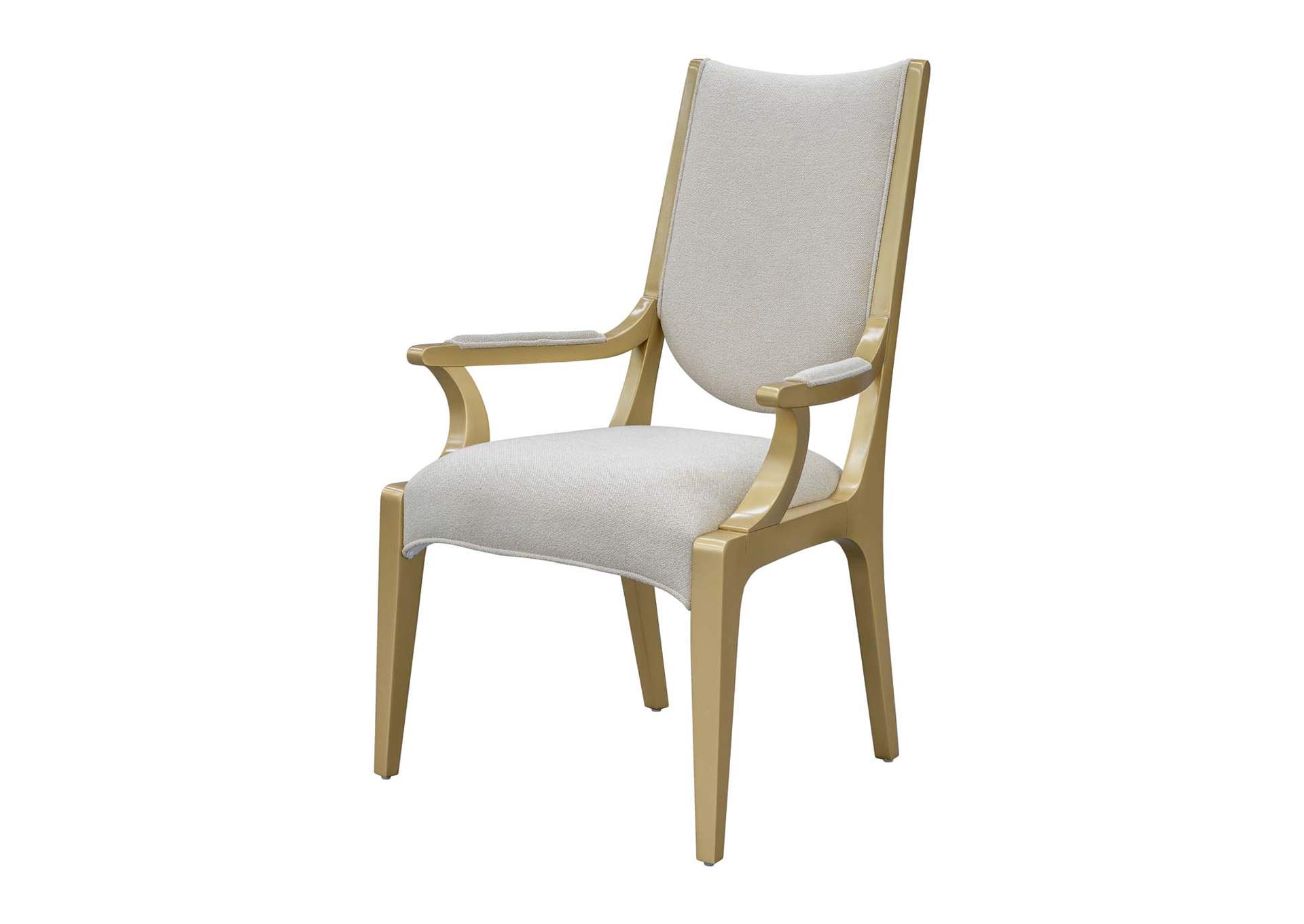 Scotts Square Dining Arm Chair - Light Champagne image 1