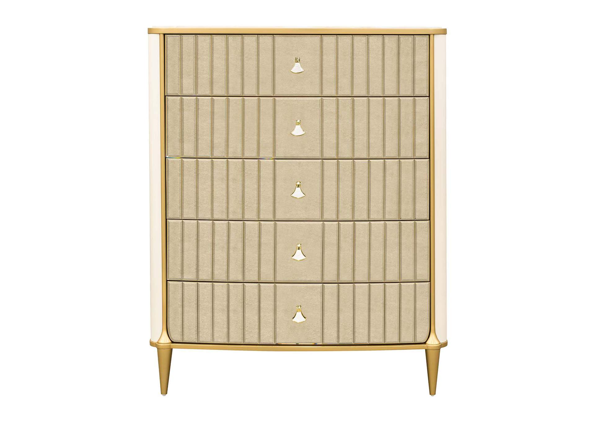 Scotts Square 5-Drawer Chest - Light Champagne image 3