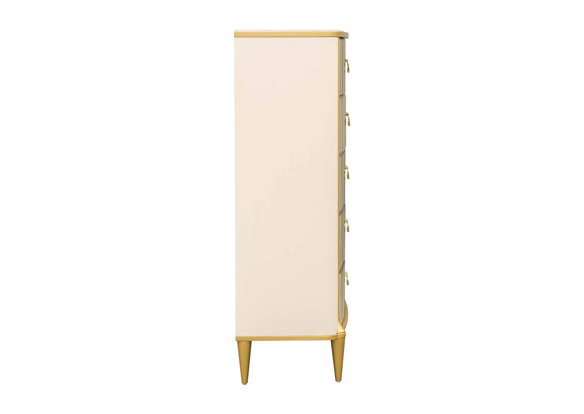 Scotts Square 5-Drawer Chest - Light Champagne image 4