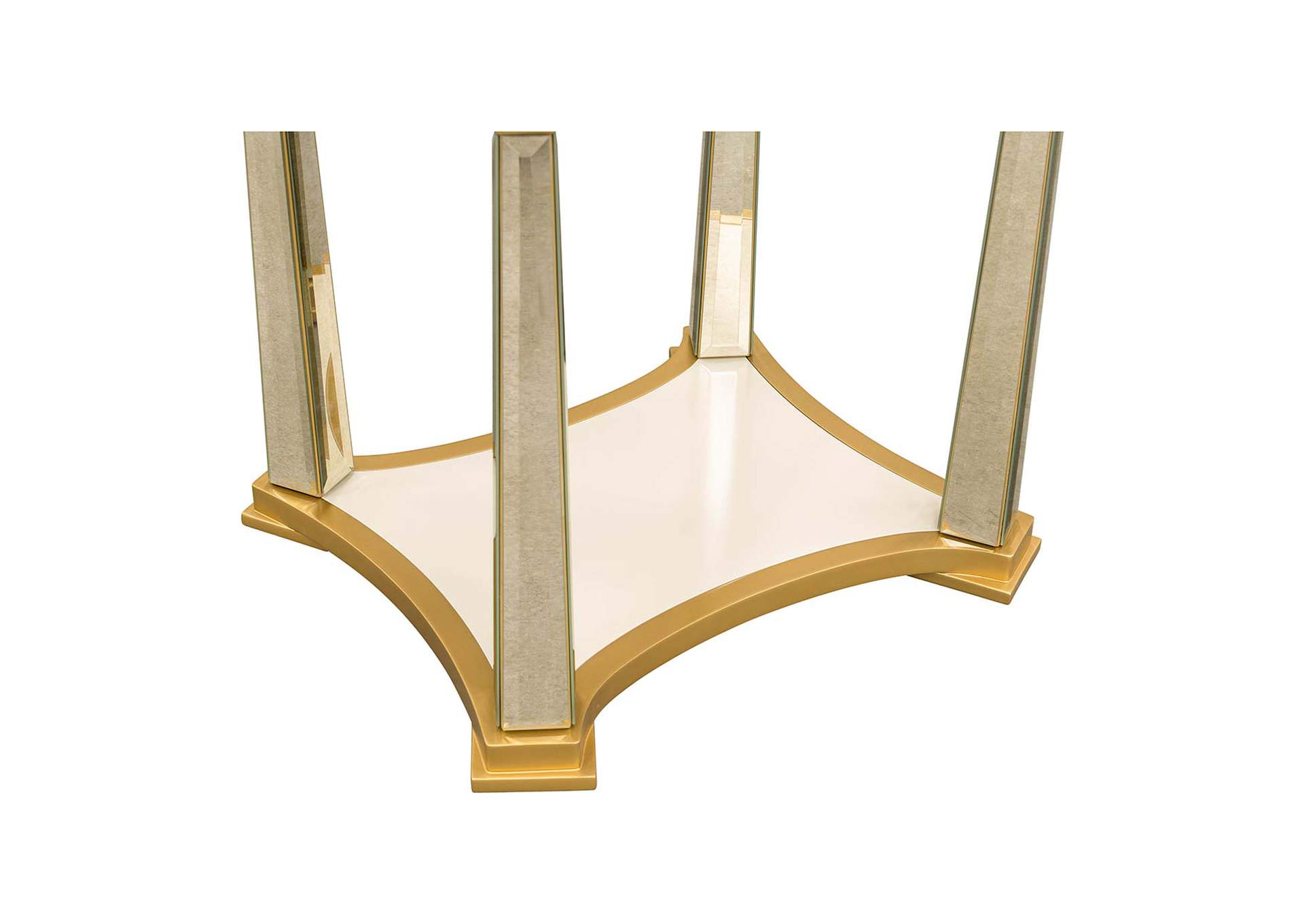 Scotts Square End Table - Light Champagne image 7