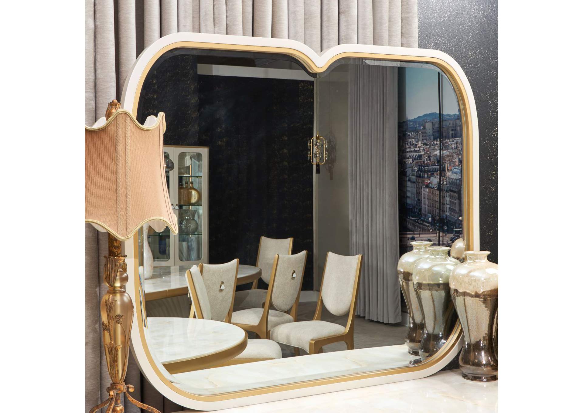 Scotts Square Wall Mirror - Light Champagne image 1