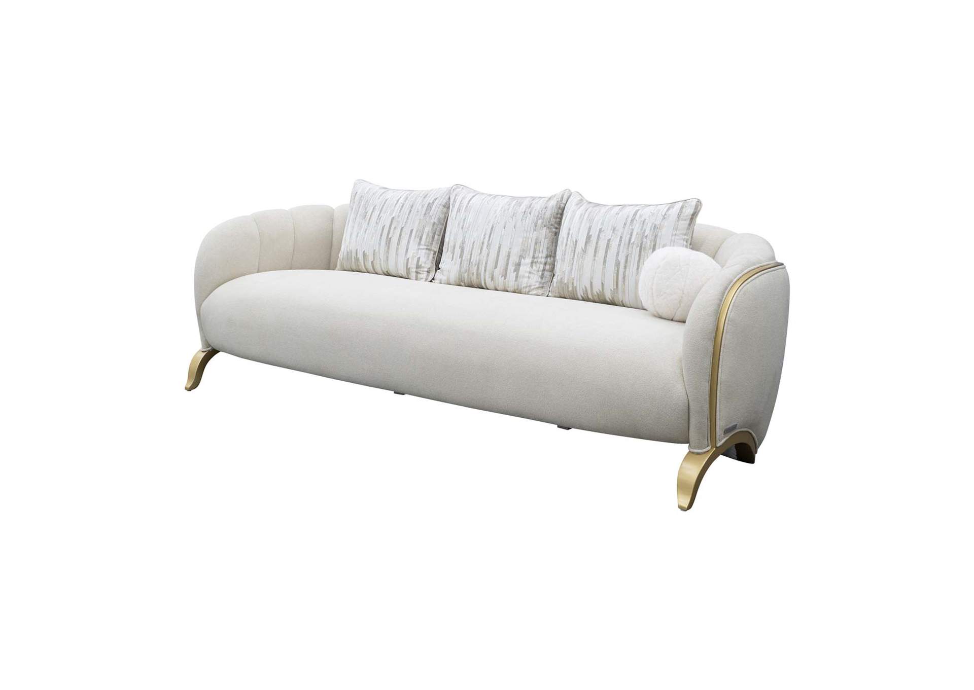 Scotts Square Sofa - Cornsilk and Light Champagne image 1