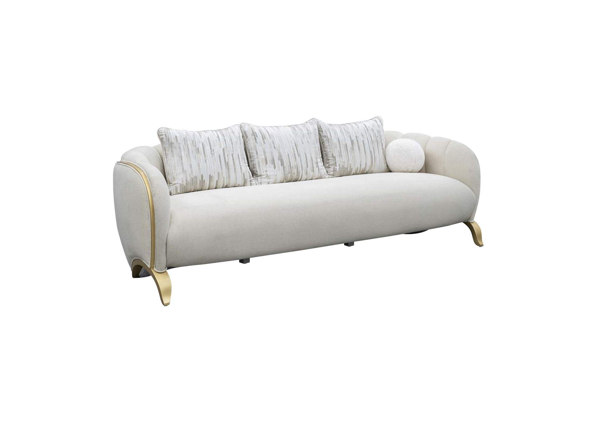Scotts Square Sofa - Cornsilk and Light Champagne image 4